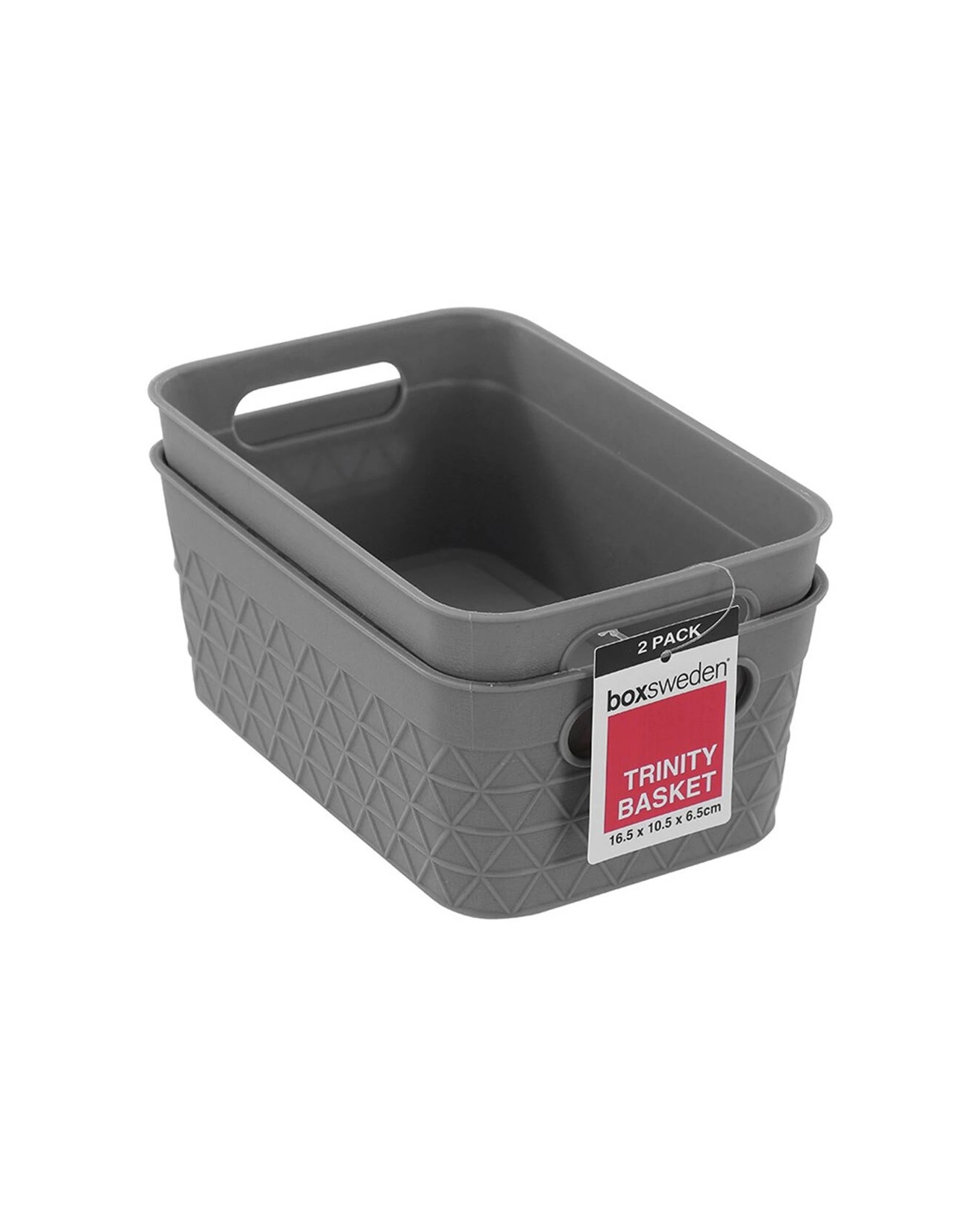3 Boxsweden 12pc Trinity Basket Built-In Handles 16.5x10.5x6.5cm - Multi, 3 of 6