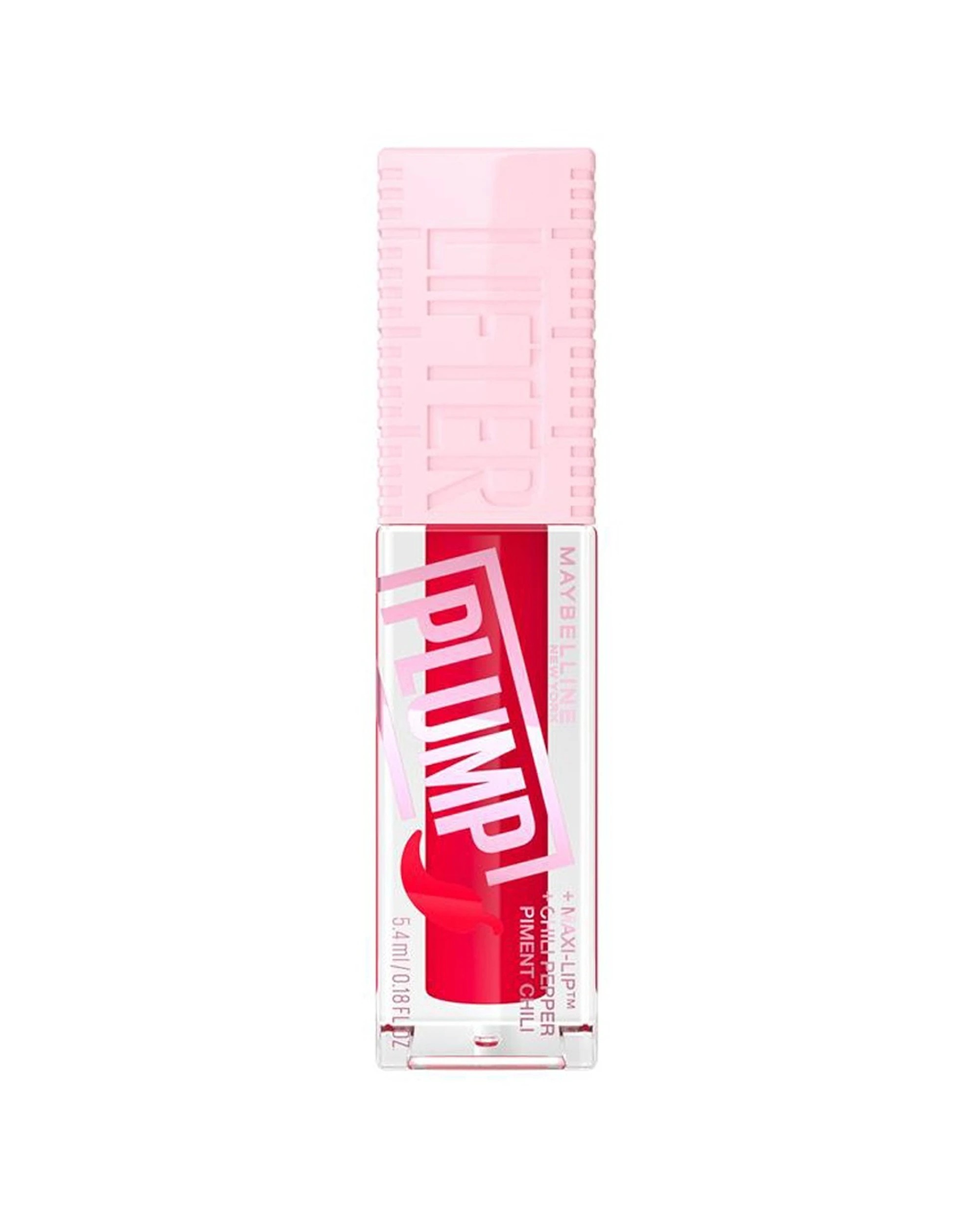 Maybelline Lifter Plumping Lip Gloss 004 Red Flag With Chili Pepper ...