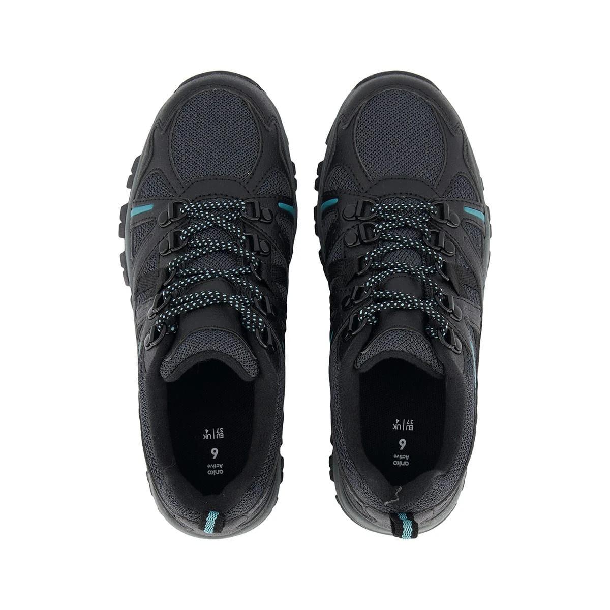 2 Active Womens Classic Hiker Shoes Charteal, 2 of 5