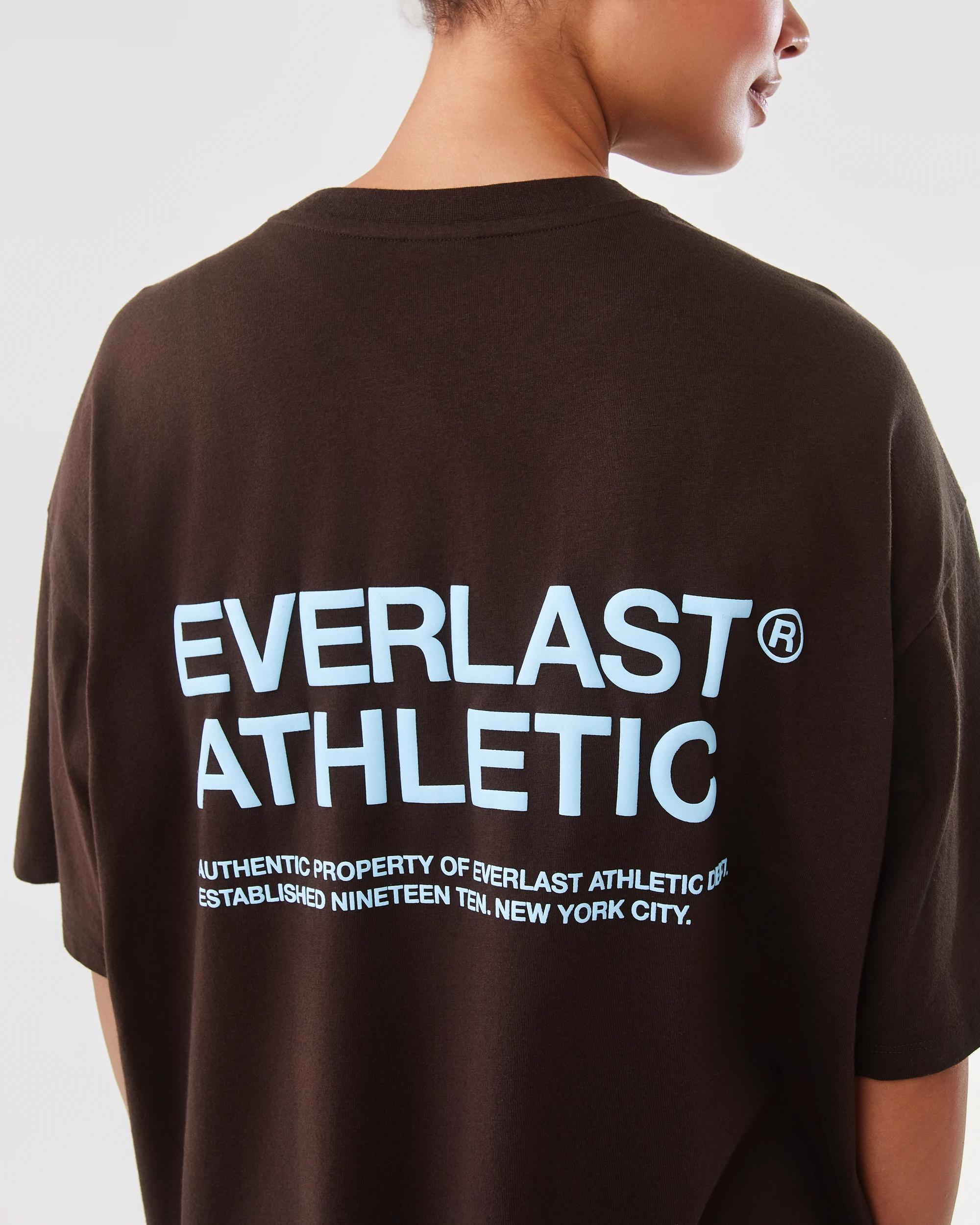 7 Everlast Womens Street Boyfriend T-shirt Coffee, 7 of 8