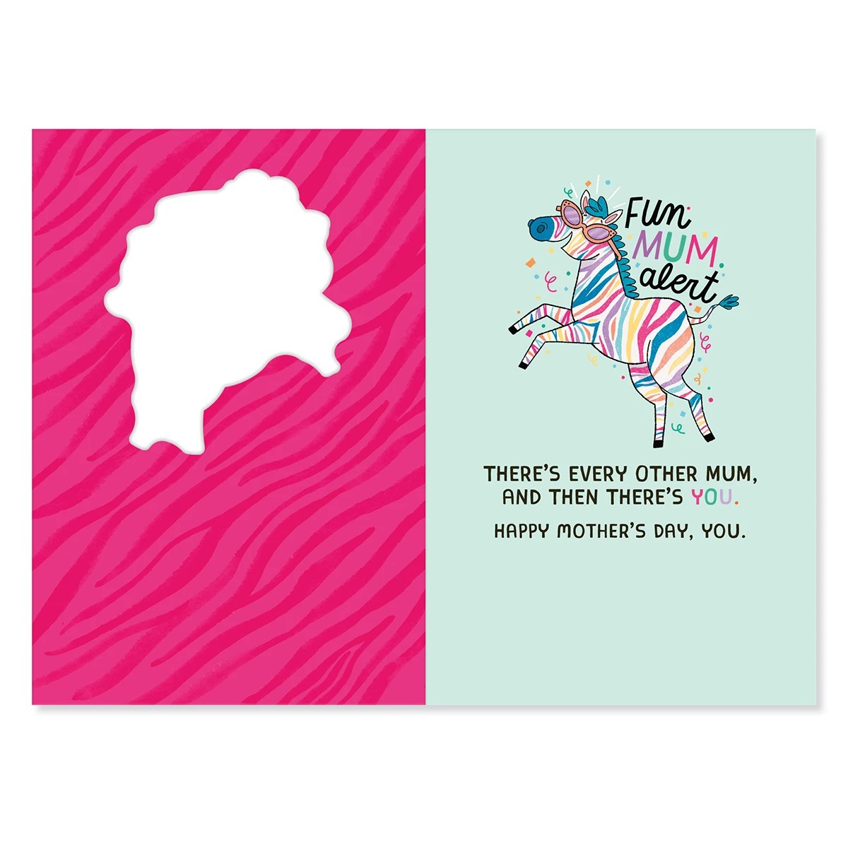 2 Hallmark Mother's Day Card - Zebra, 2 of 3