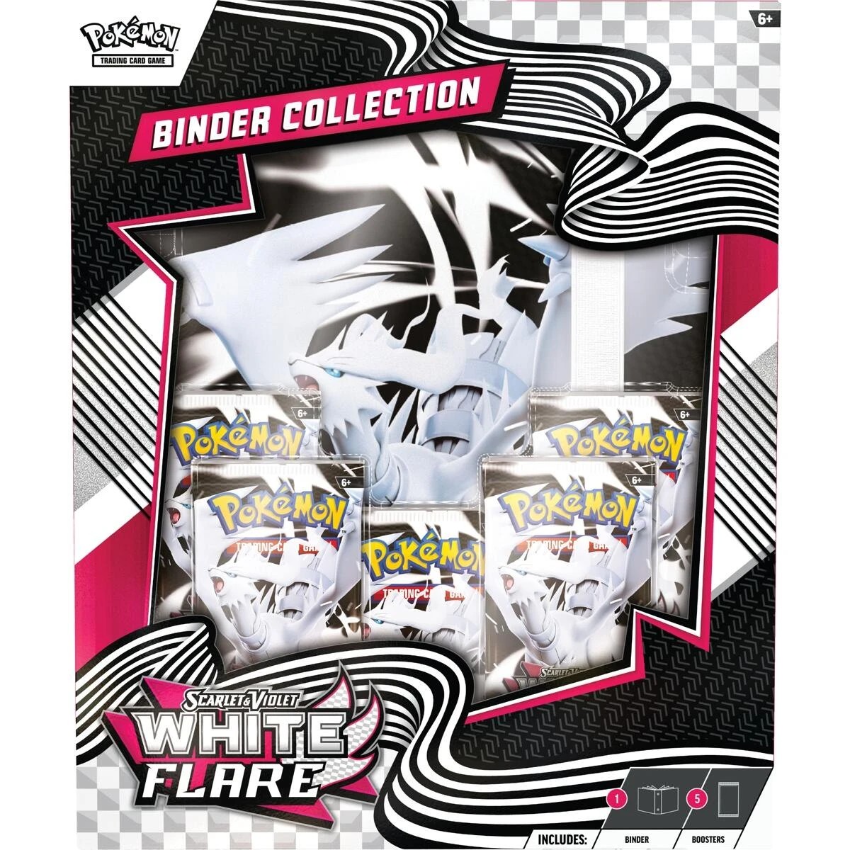 2 Pokemon Trading Card Game: Scarlet and Violet White Flare Binder Collection, 2 of 4