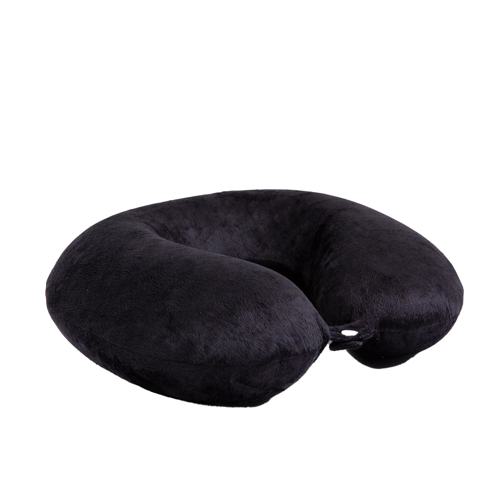 4 Milano Décor Memory Foam Travel Neck Pillow With Clip Cushion Support Soft - Black, 4 of 7
