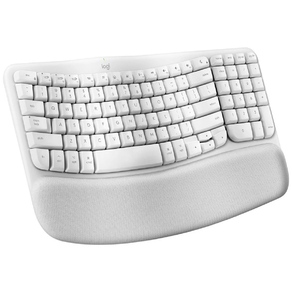 5 Logitech Wave Keys Wireless Ergonomic Keyboard Mac, 5 of 10