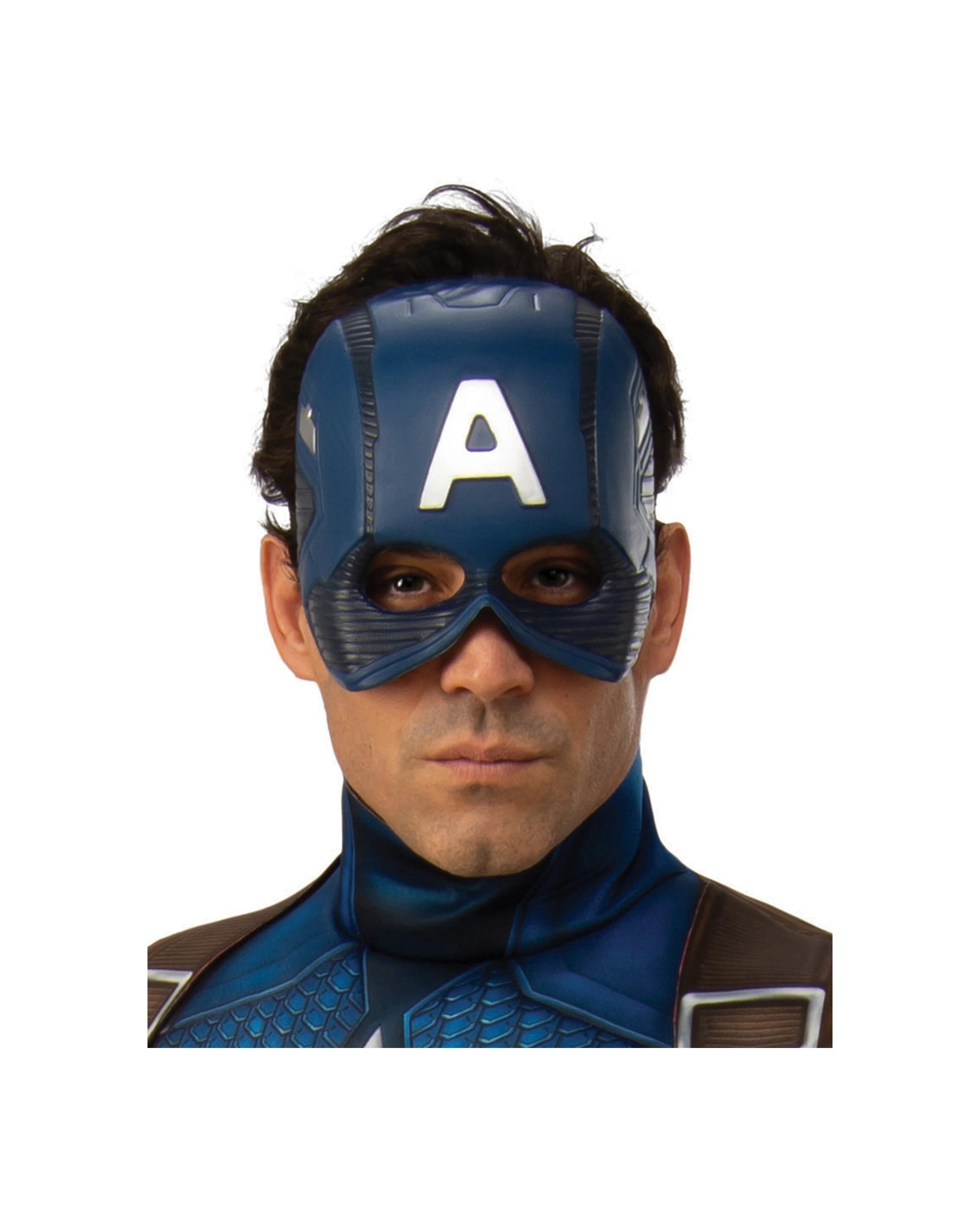 2 Marvel Captain America Deluxe Costume Party Halloween Size Standard Complete Set
 - Blue, 2 of 4