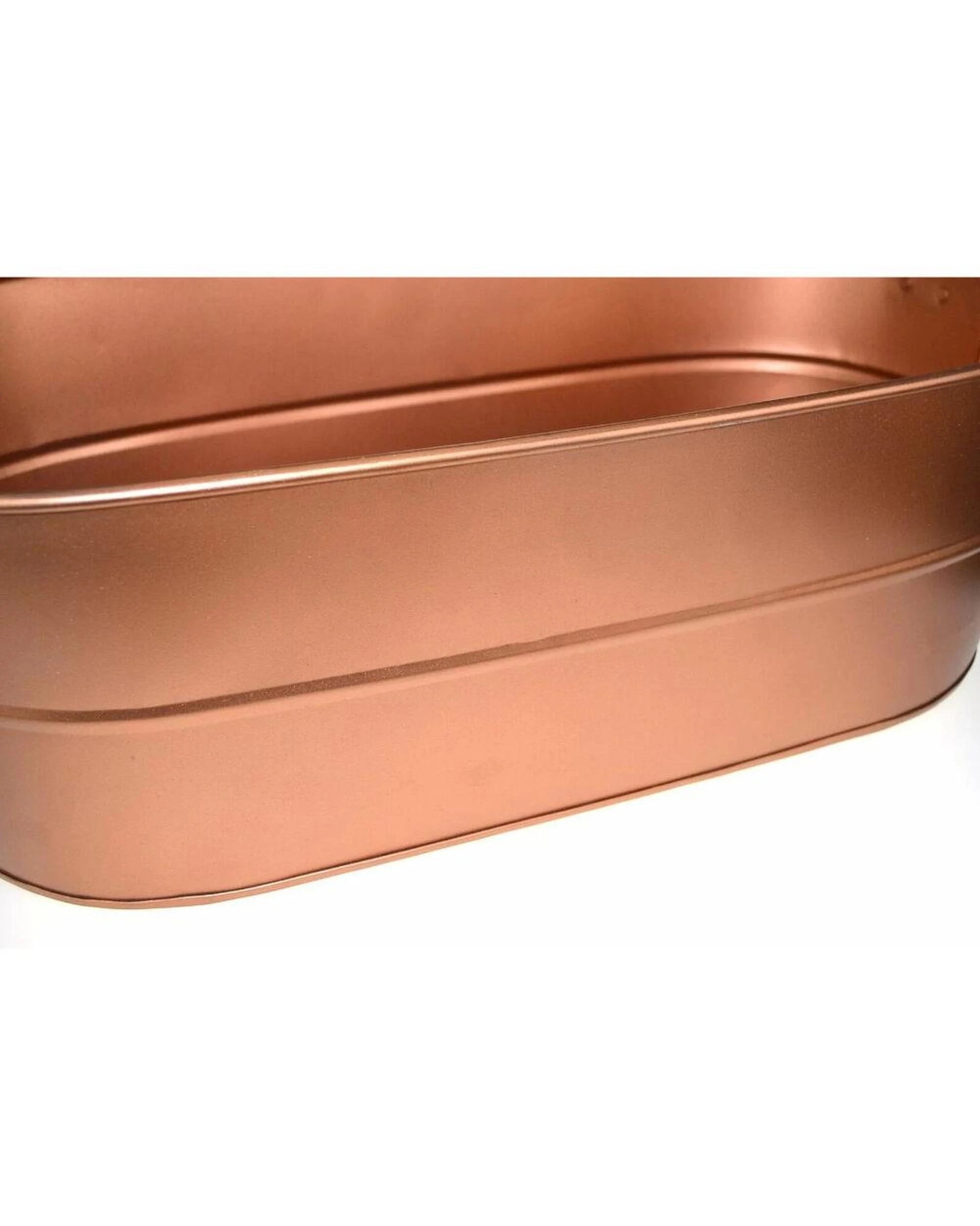 2 Moda Oval Beverage Tub Satin Copper 545x290x178mm, 2 of 3