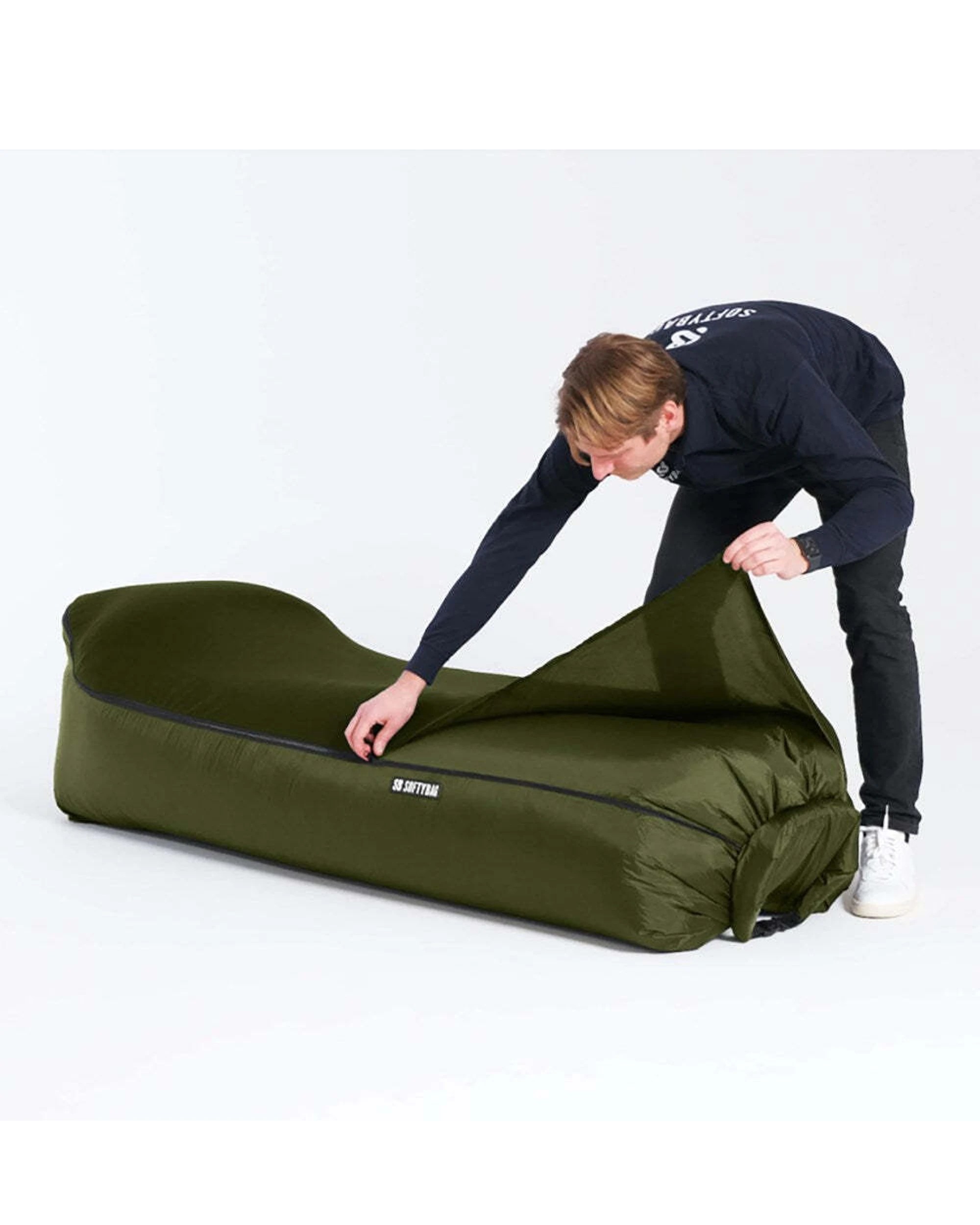 3 Formula Sports Inflatable Softybag With Cover Durable Design Premium 175cm - Green, 3 of 3
