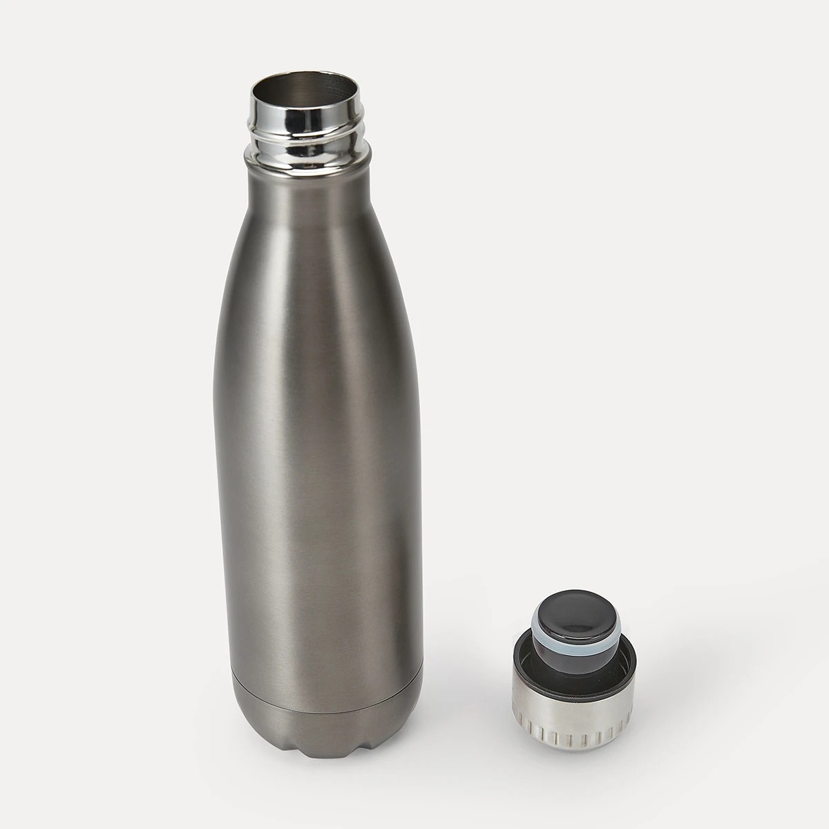 5 500ml Graphite Double Wall Insulated Drink Bottle, 5 of 8