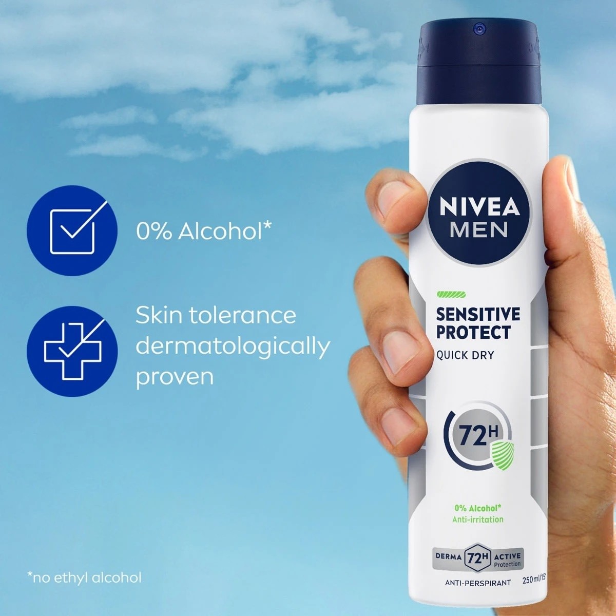 6 Nivea Men Sensitive Protect 48-Hour Anti-Perspirant, 6 of 8