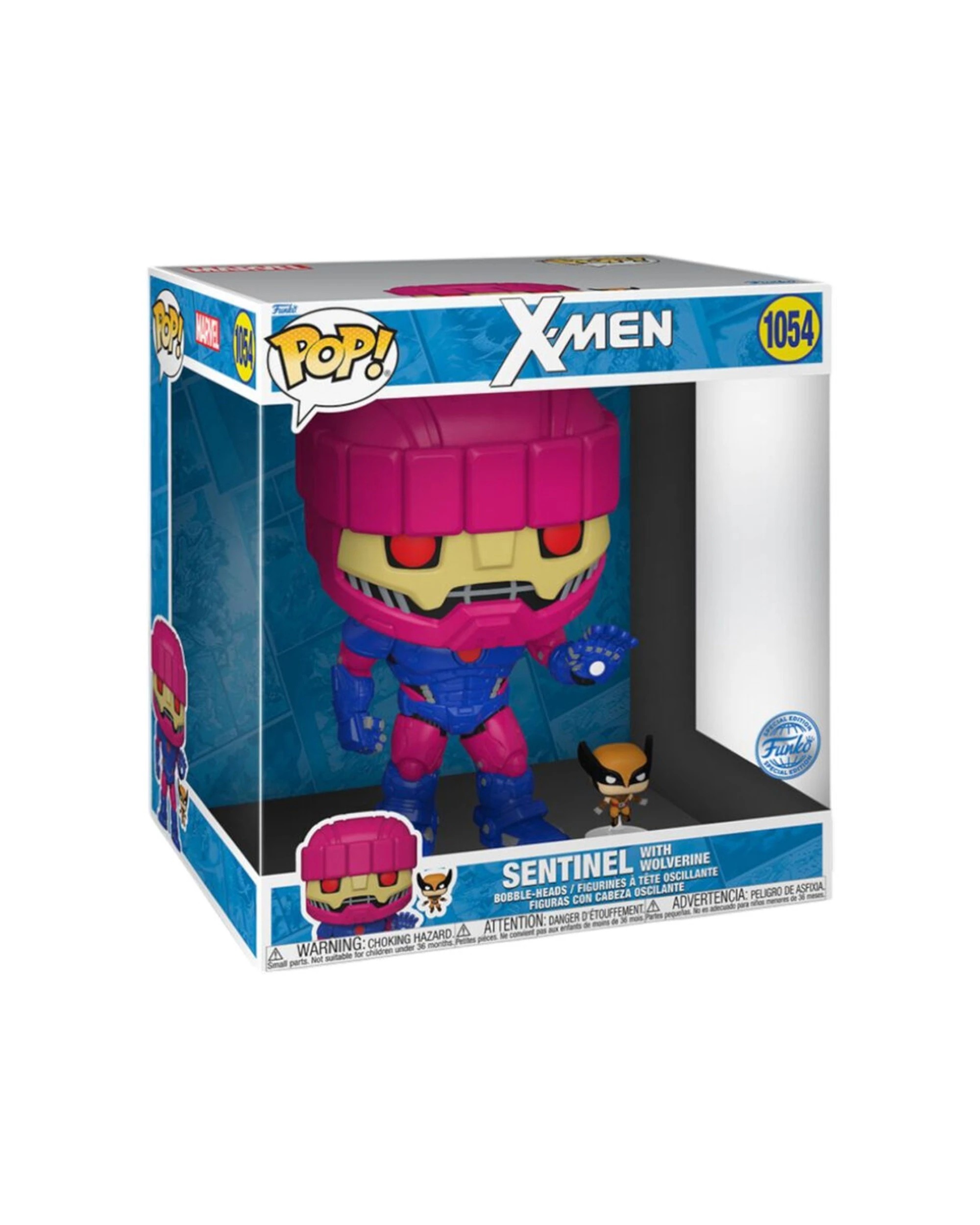3 X-MEN Funko Pop Vinyl Sentinel Wolverine Chase 10 Inch Action Figure Collectible - Multi, 3 of 3