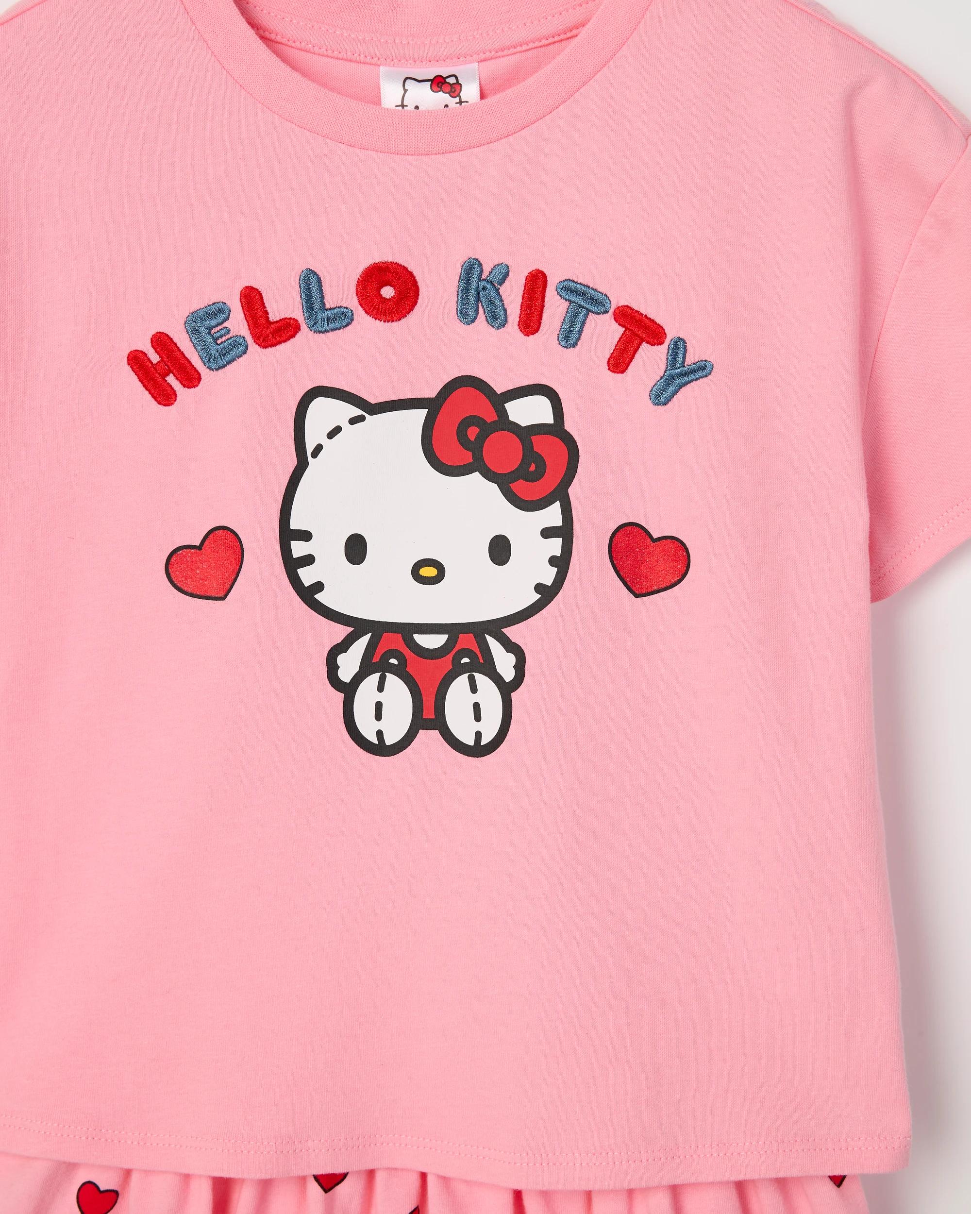 6 Hello Kitty Australian Cotton T-Shirt and Skort Set HELLO KITTY PINK, 6 of 7