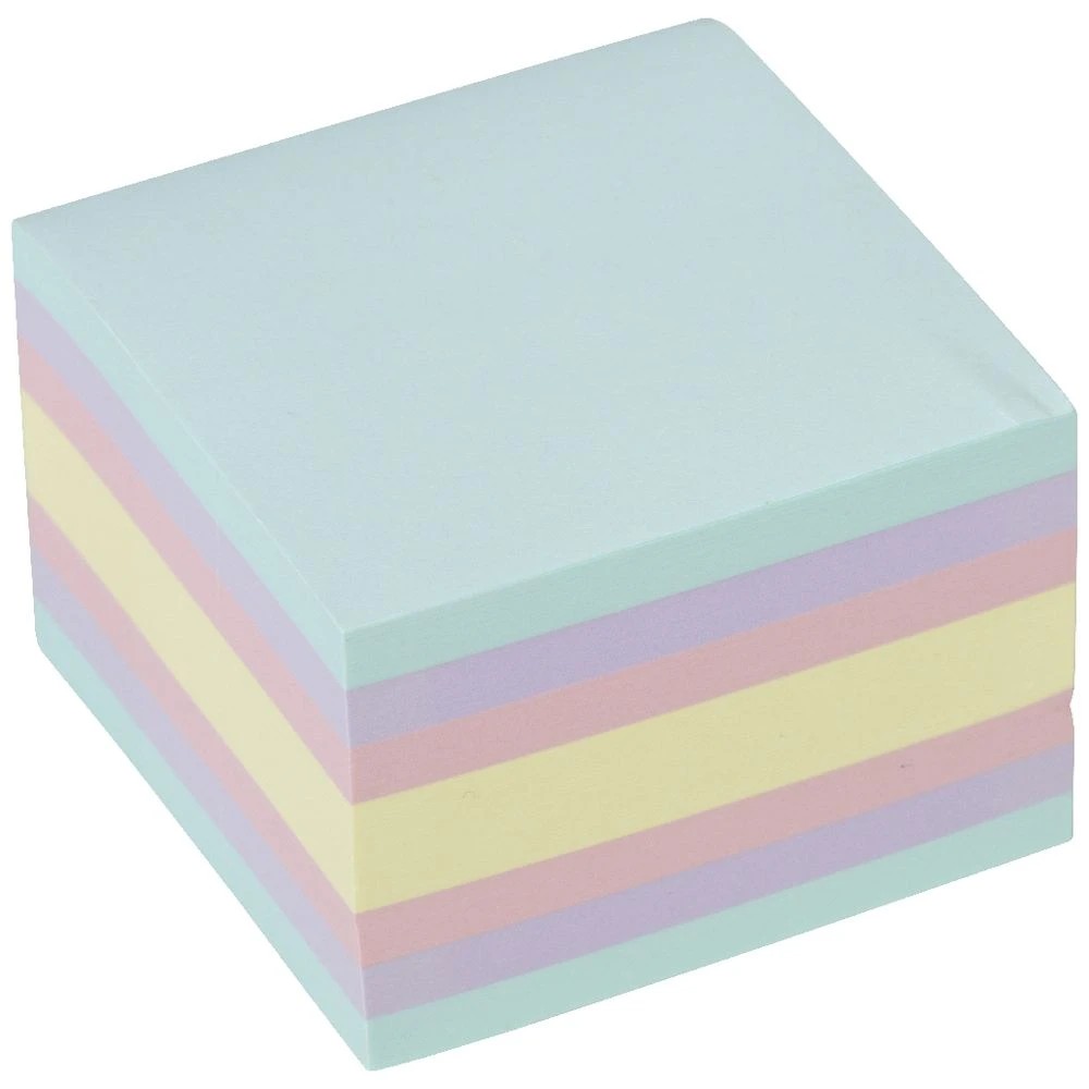 2 J.Burrows Stick-it Notes Cube 50x50mm Pastel, 2 of 3