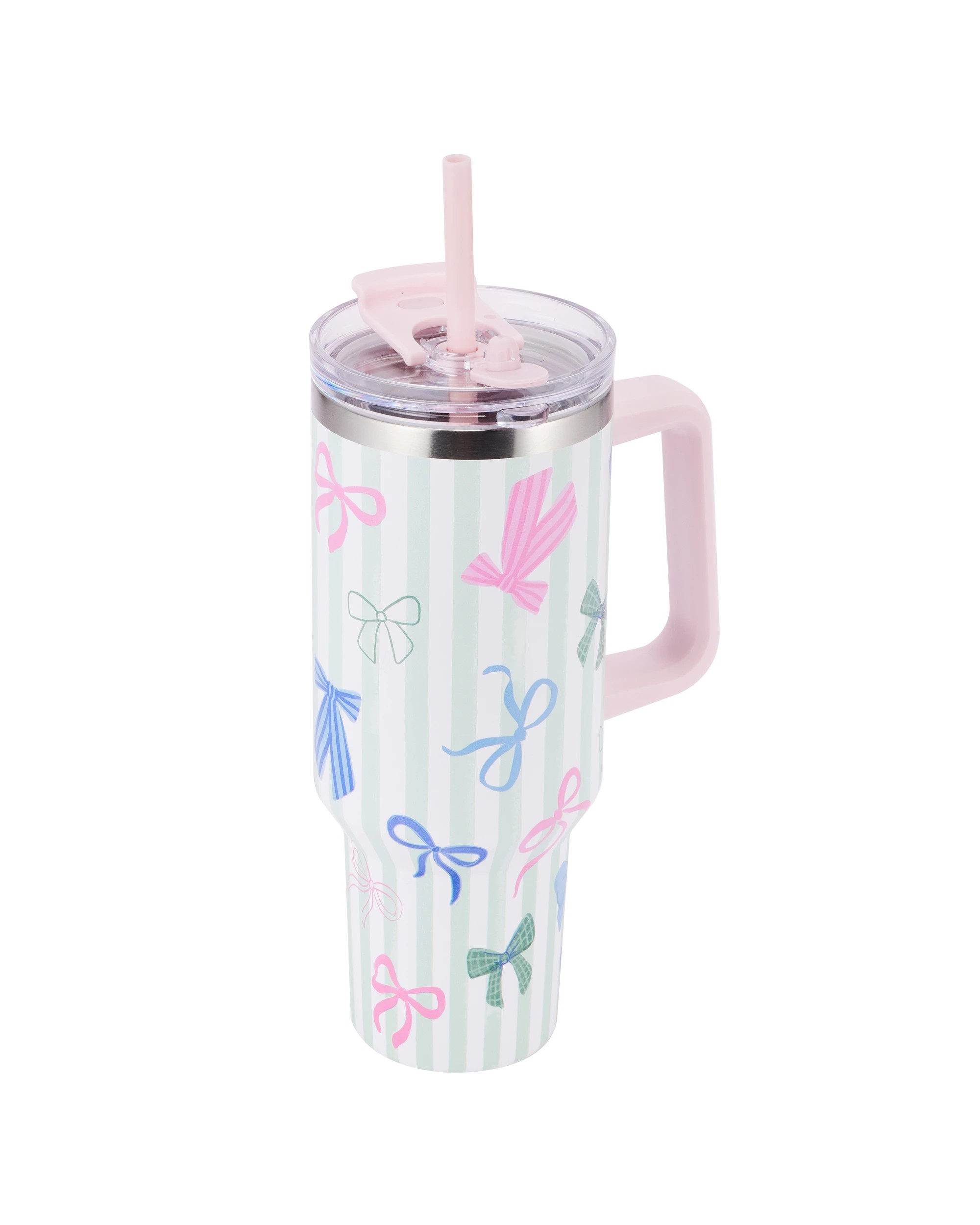 1 1.18L Bow Jumbo Stainless Steel Tumbler with Handle, 1 of 7