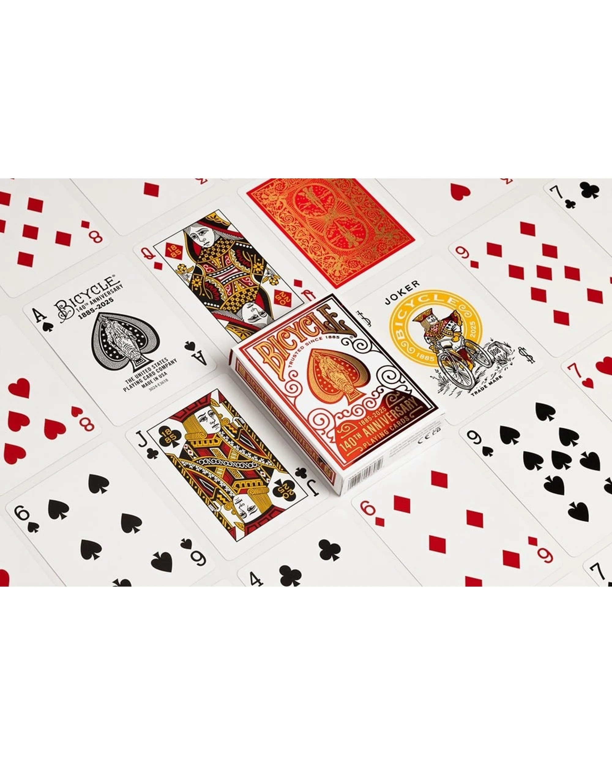 4 Bicycle 1885-2025 140th Anniversary Playing Cards, 4 of 4