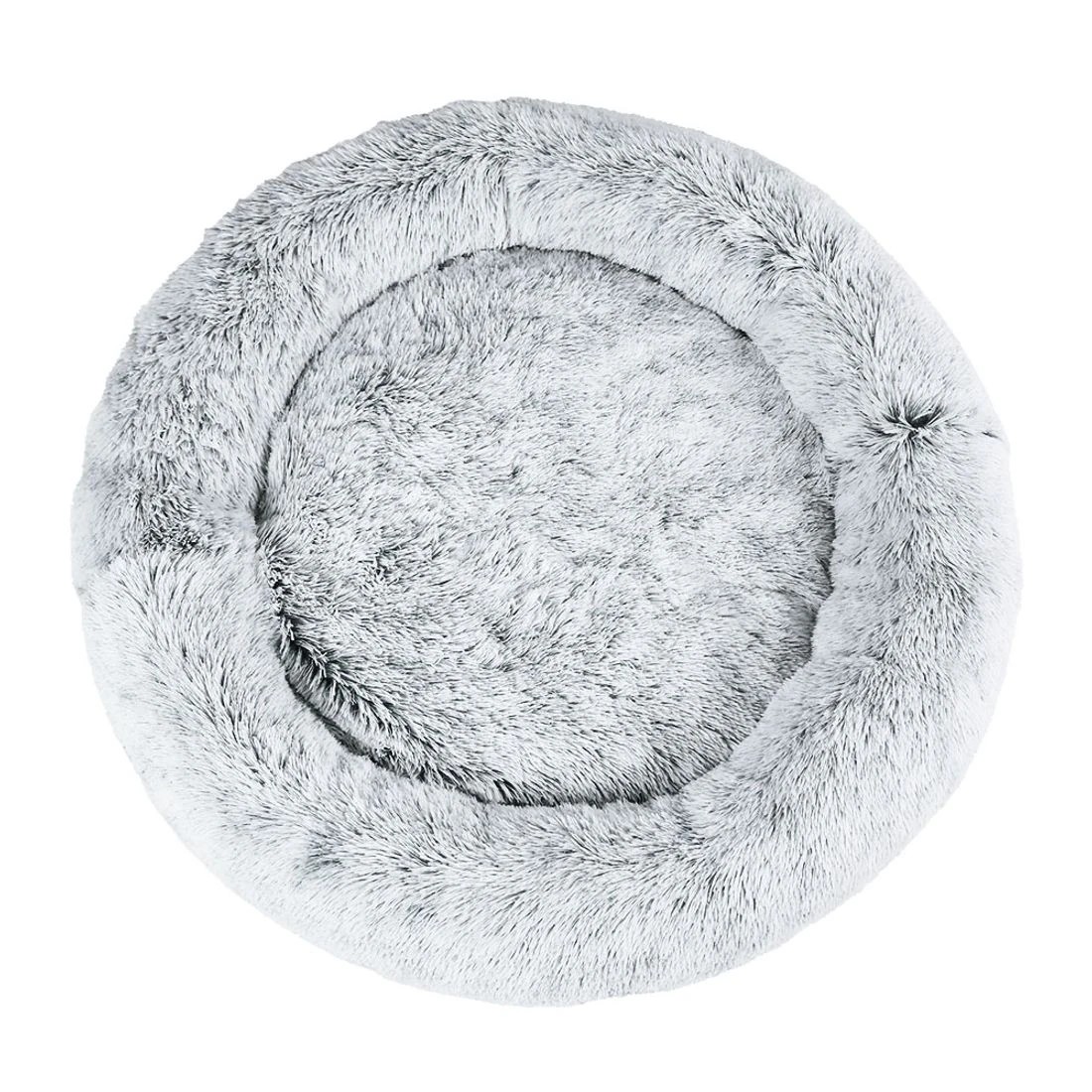 4 i.Pet Pet Bed Dog Cat 110cm Calming Extra Large Soft Plush - Grey, 4 of 5