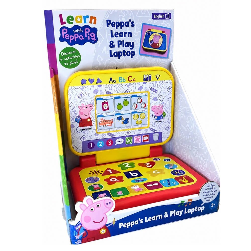 1 Peppa Pig - Peppa's Laugh & Learn Laptop - Interactive Toy - 2 years+, 1 of 1