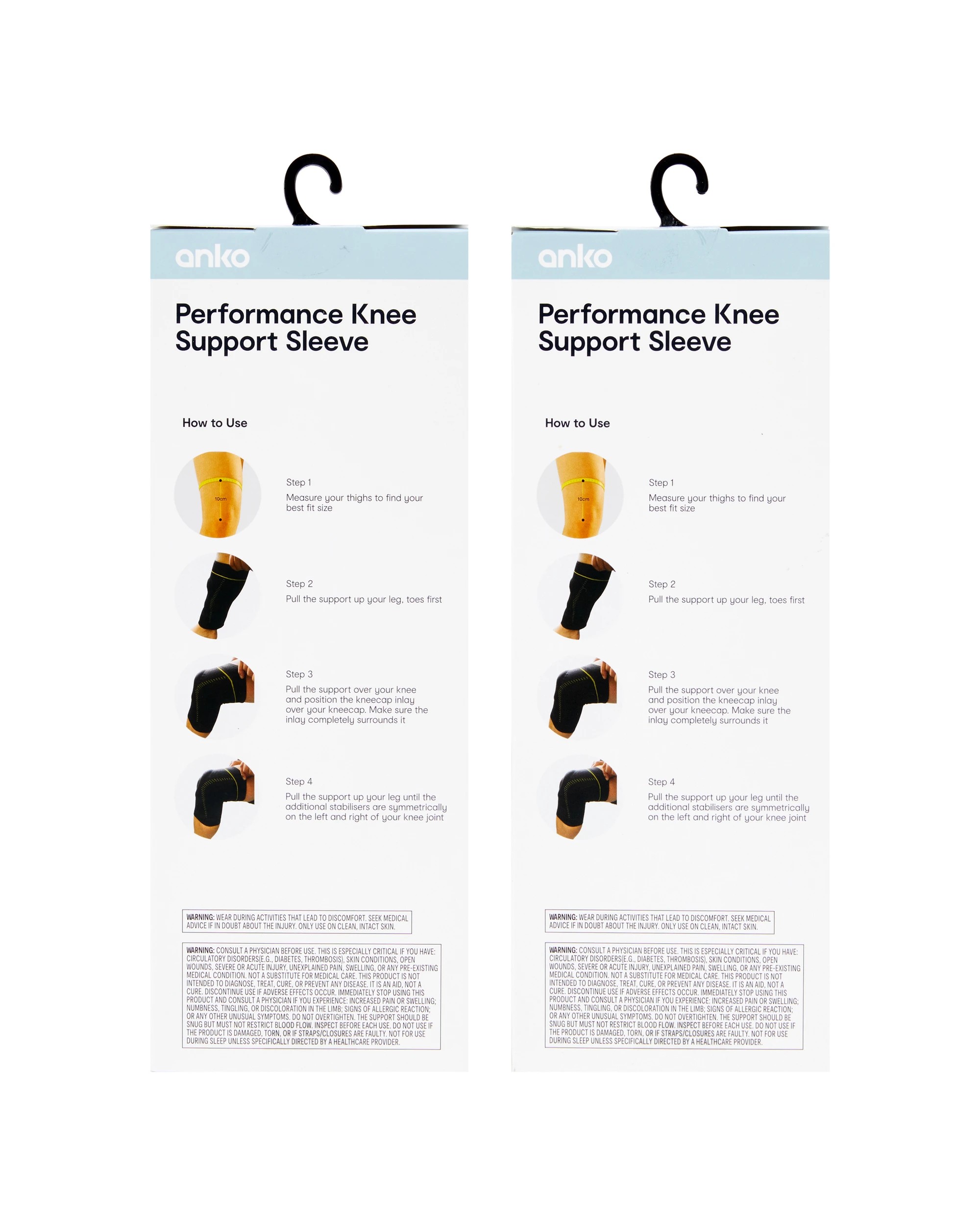 6 Performance Knee Support - Assorted, 6 of 6