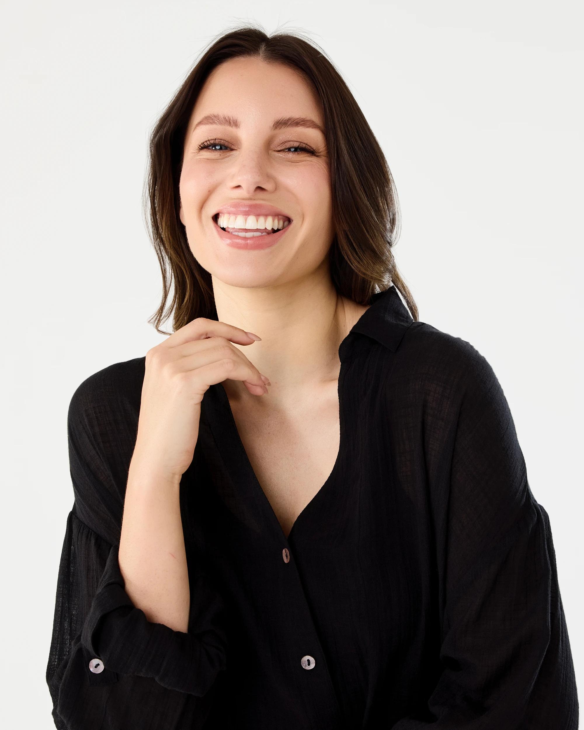4 Cover Up Shirt Black, 4 of 8