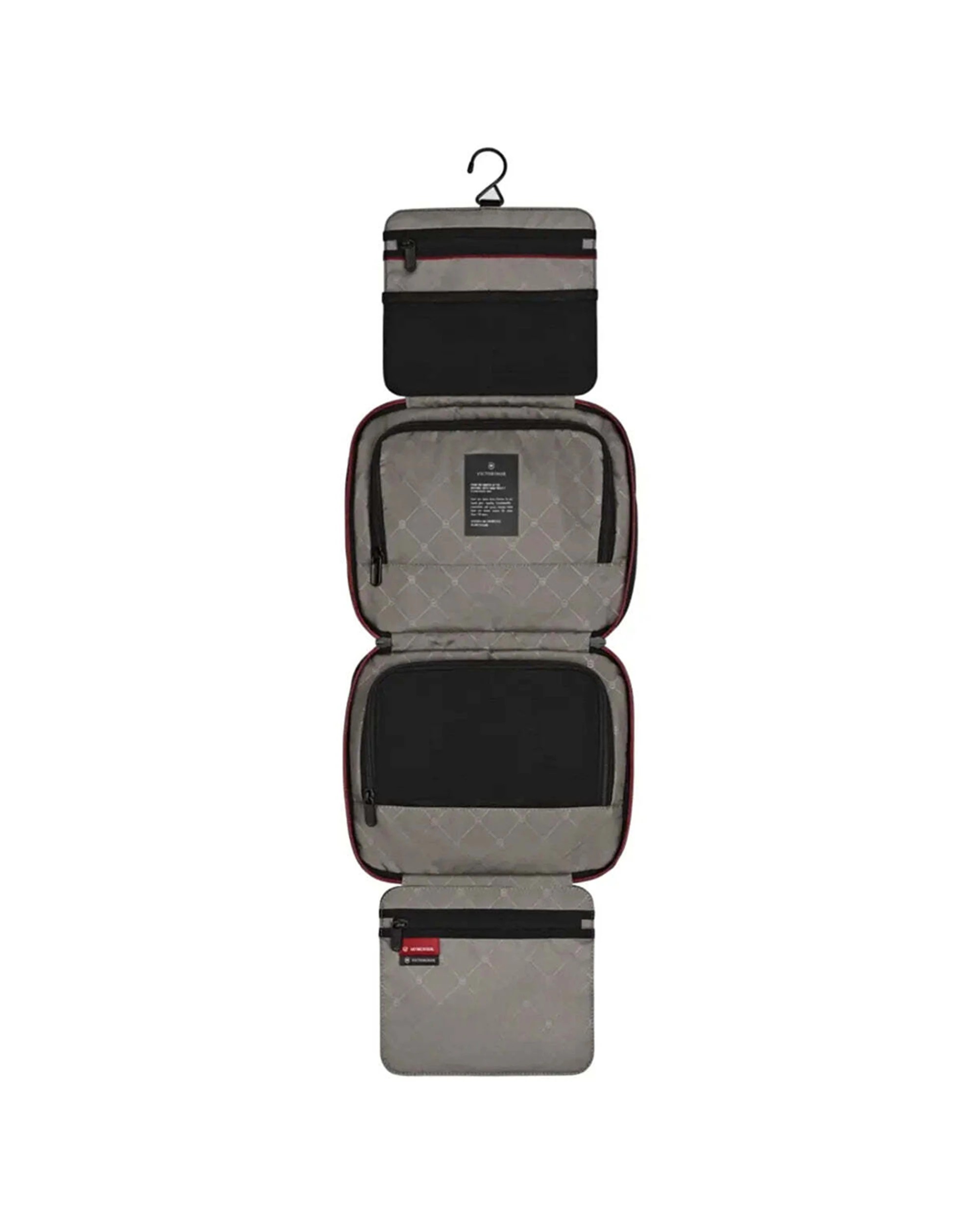 1 Victorinox Hanging Toiletry Bag Travel Essentials Antimicrobial Spill Proof - Black, 1 of 3