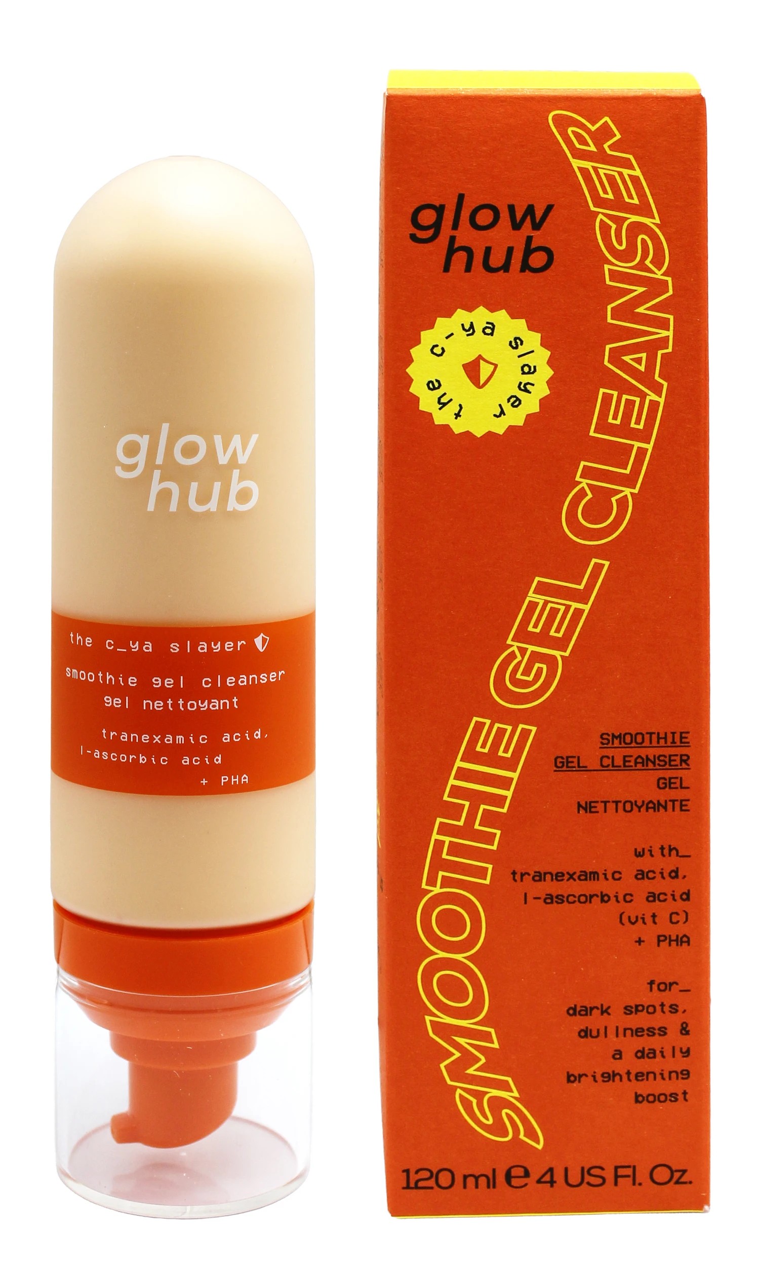 1 Glow Hub Jelly Smoothie Gel Cleanser 120ml - Tranexamic Acid, L-Ascorbic Acid and PHA, 1 of 3