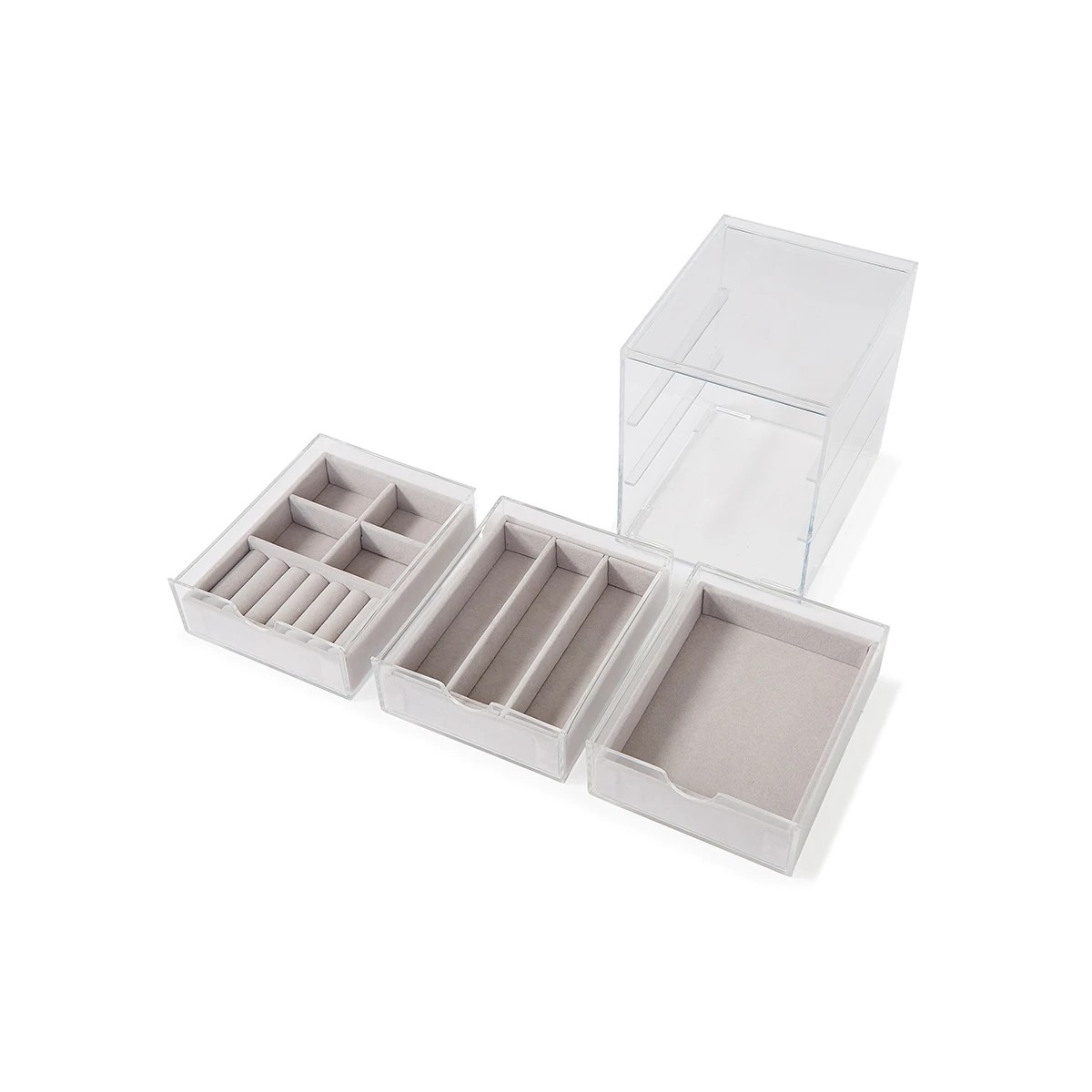 7 Modular Jewellery Box 3 Drawer, 7 of 8