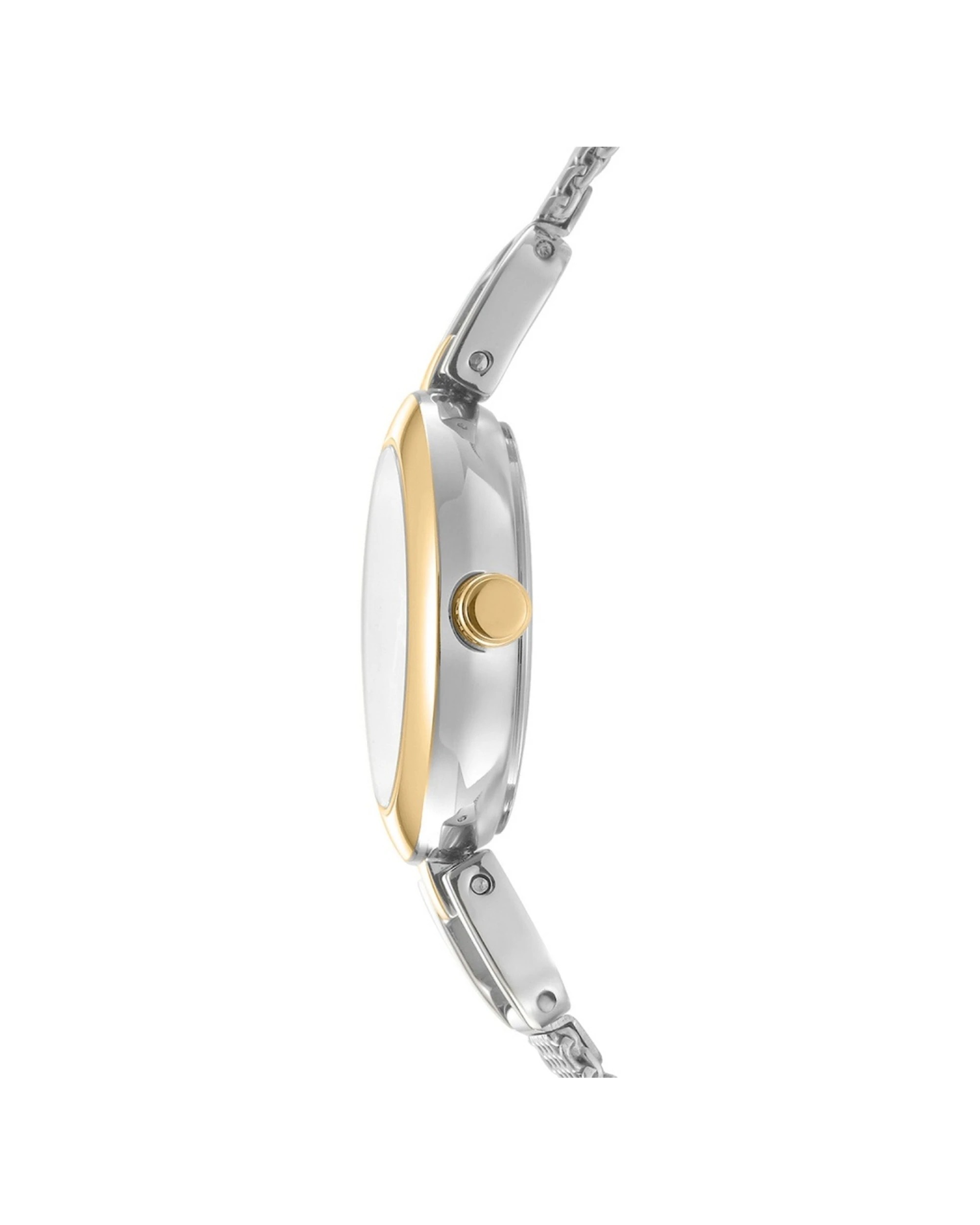3 DKNY Milanese Women's Gold Silver Two-Tone Watch 26mm Stainless Steel Case Green Dial, 3 of 4