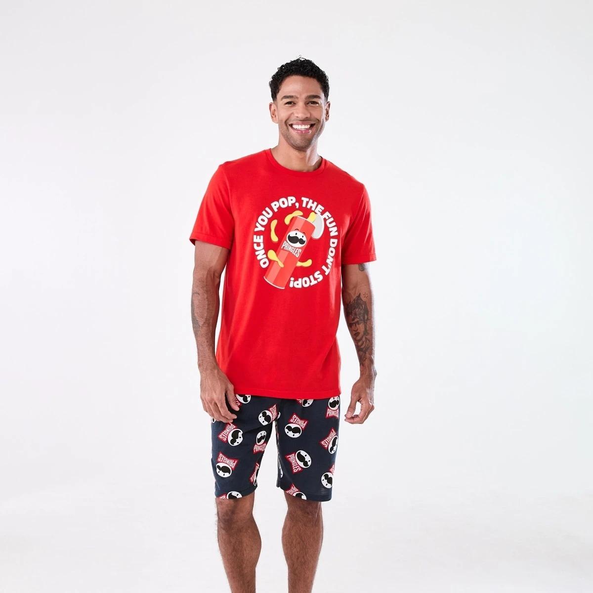 1 Short Sleeve Pringles License Pyjama Set PRINGLES, 1 of 8