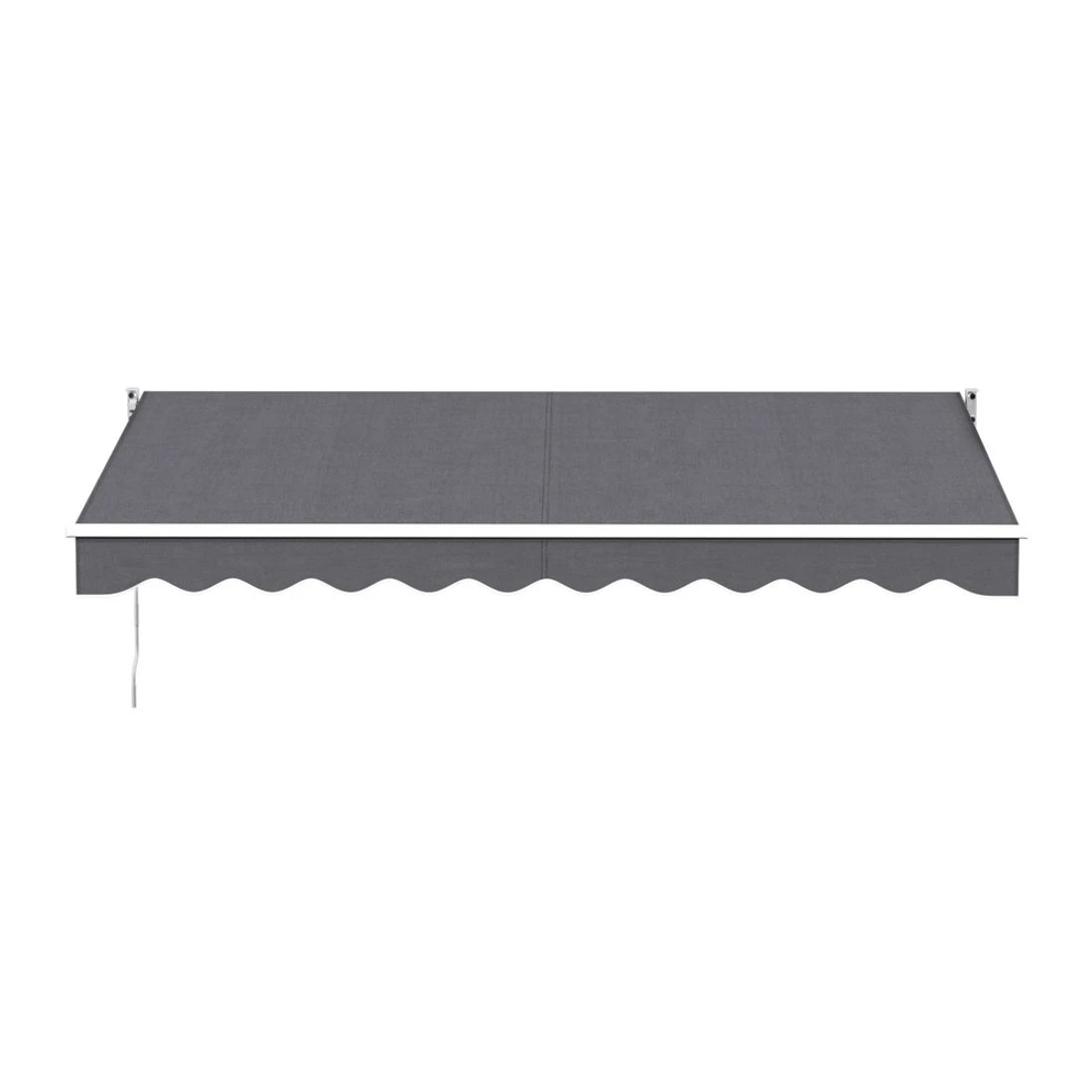 3 Instahut Retractable Folding Arm Awning Motorised Sunshade 3.5M X 2.5M - Grey, 3 of 9
