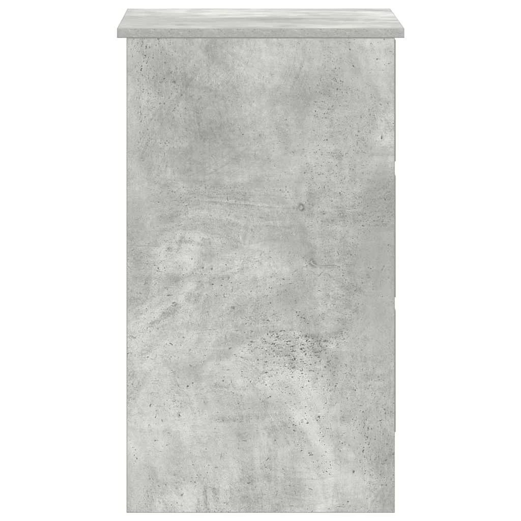 7 vidaXL Desk Ample Storage - Grey, 7 of 9
