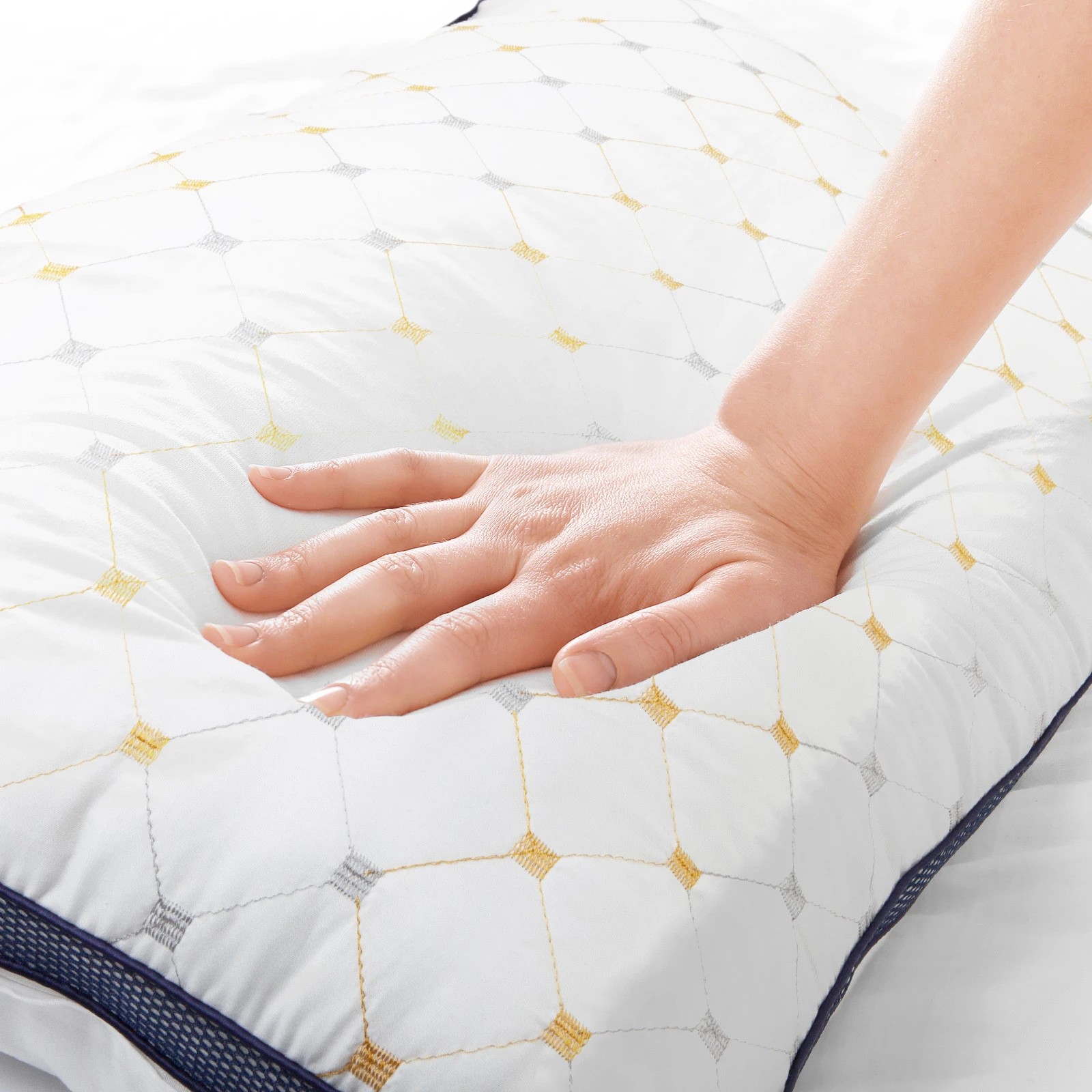 3 Royal Comfort Luxury Air Mesh Pillows Hotel Quality Checked Ultra Comfort 2 Pack - White, 3 of 9