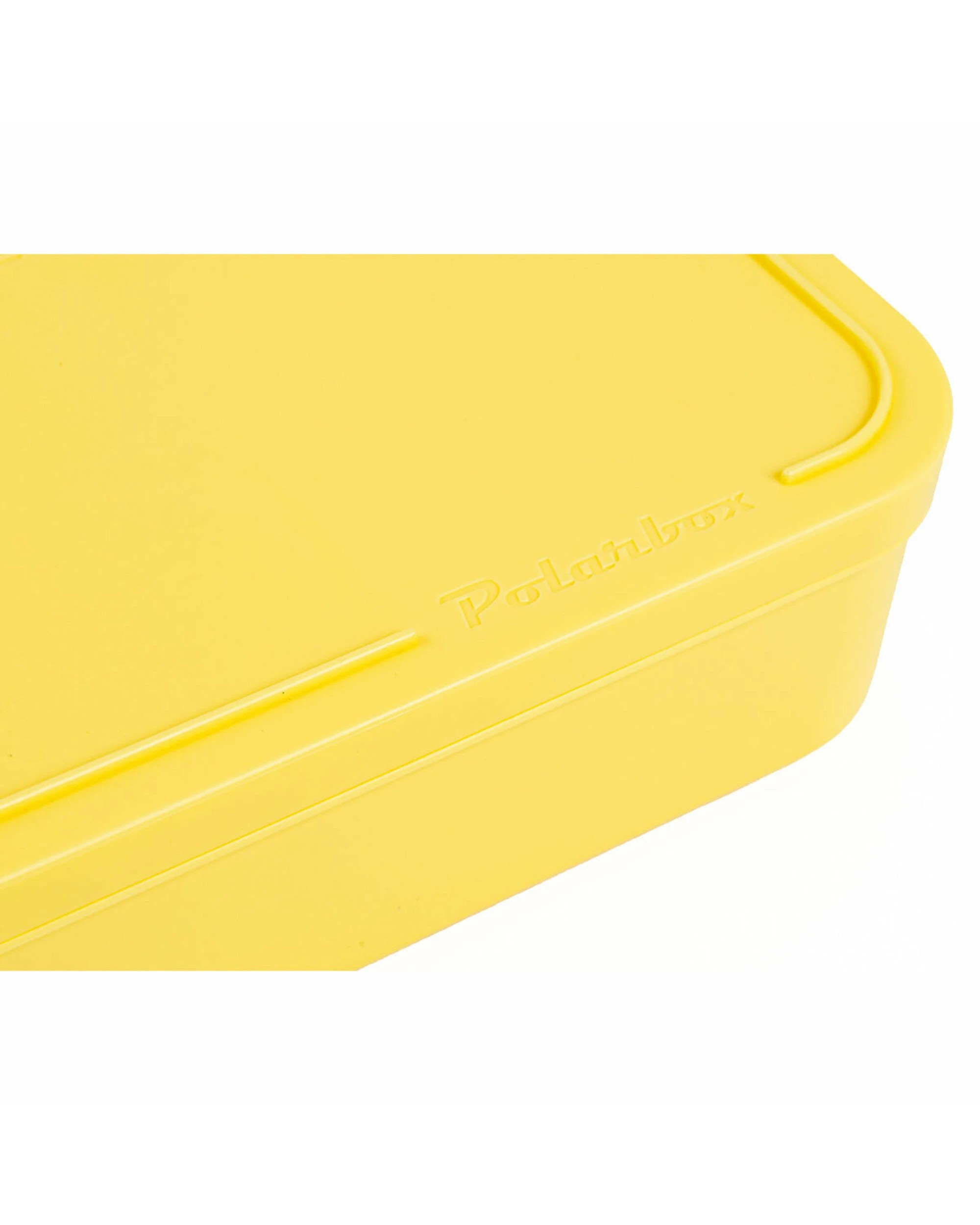 3 Polarbox Pop 6L Cooler Bag with 2 Lunch Box Containers Sky/Yellow, 3 of 4