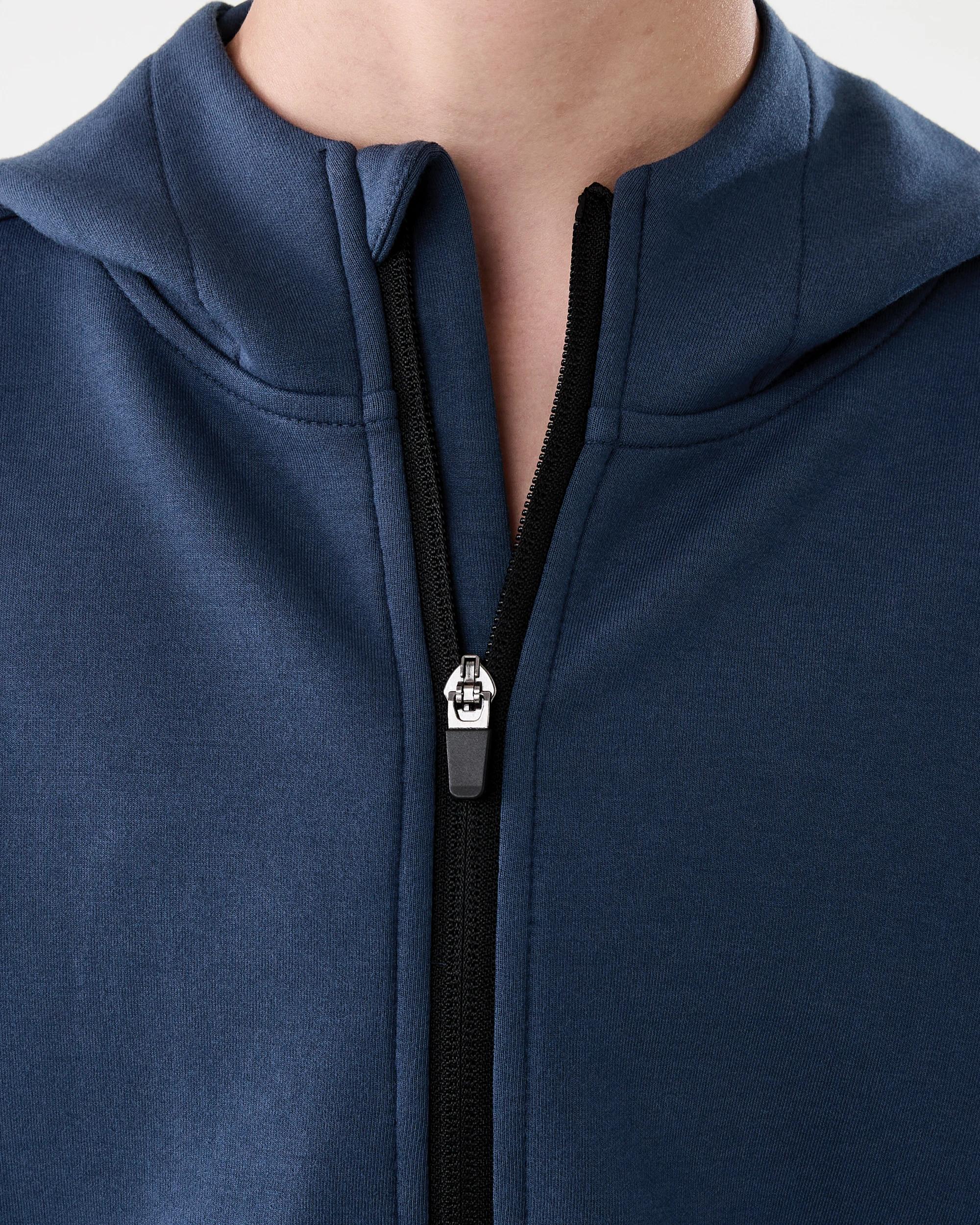 4 Active Kids Zip Through Hoodie Drksea Blu, 4 of 8