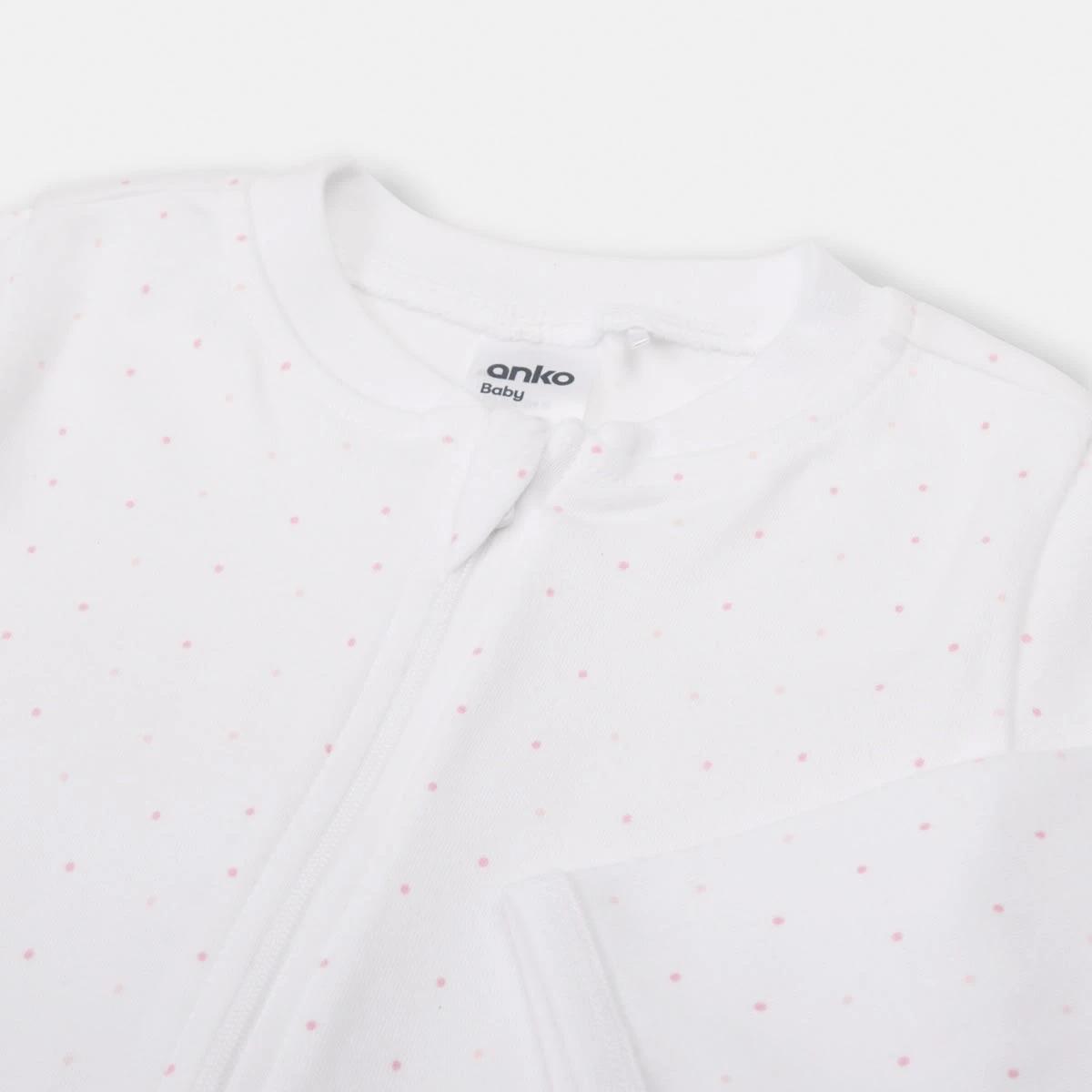 8 3 Pack Coveralls Pnk Dots, 8 of 10