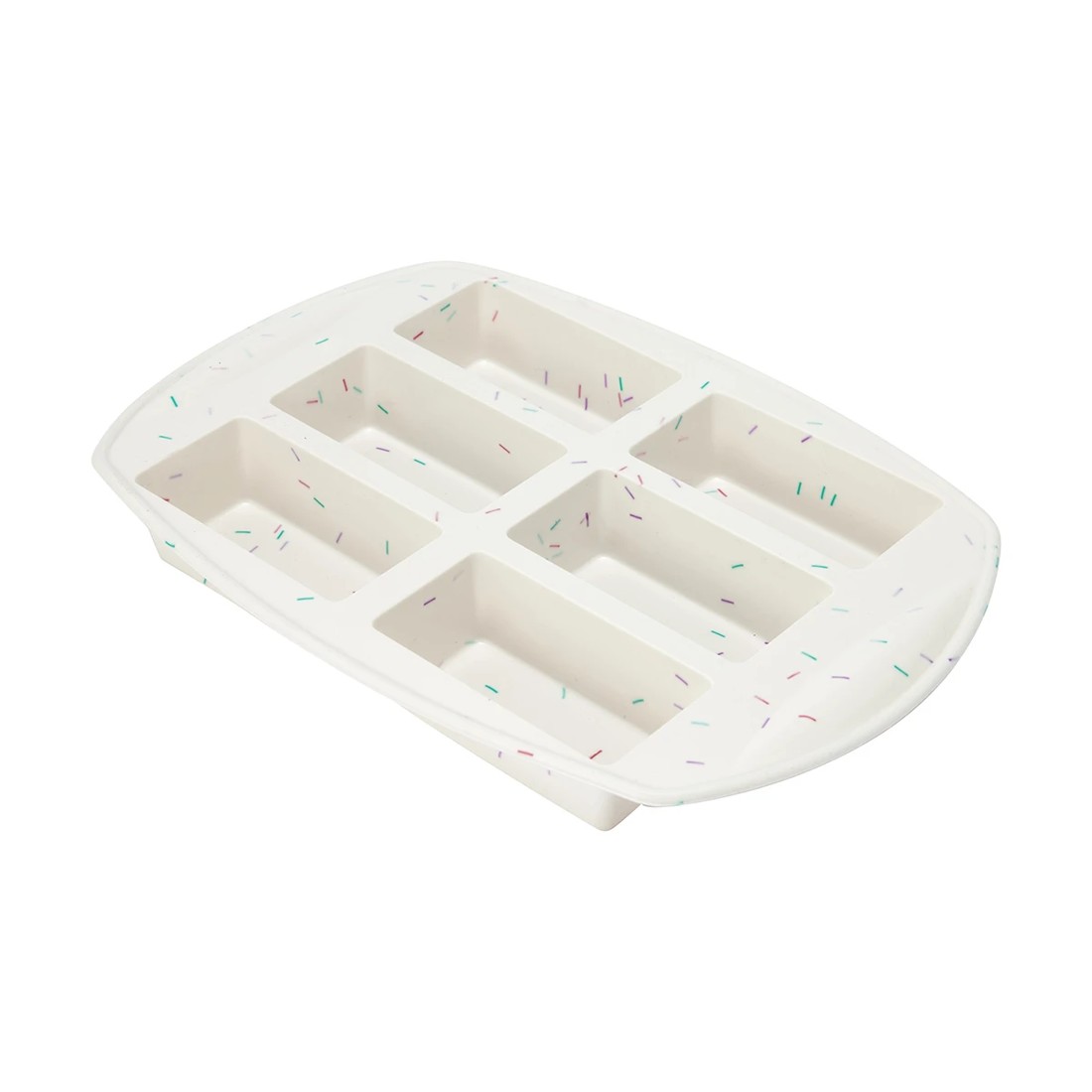 1 6 Cup Silicone Mini Loaf Pan, 1 of 3