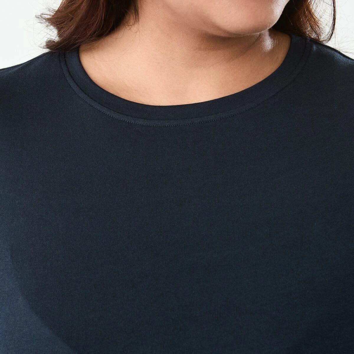 5 Curve Short Sleeve Tie Front T-shirt Mini Dress Sky Cptn, 5 of 7