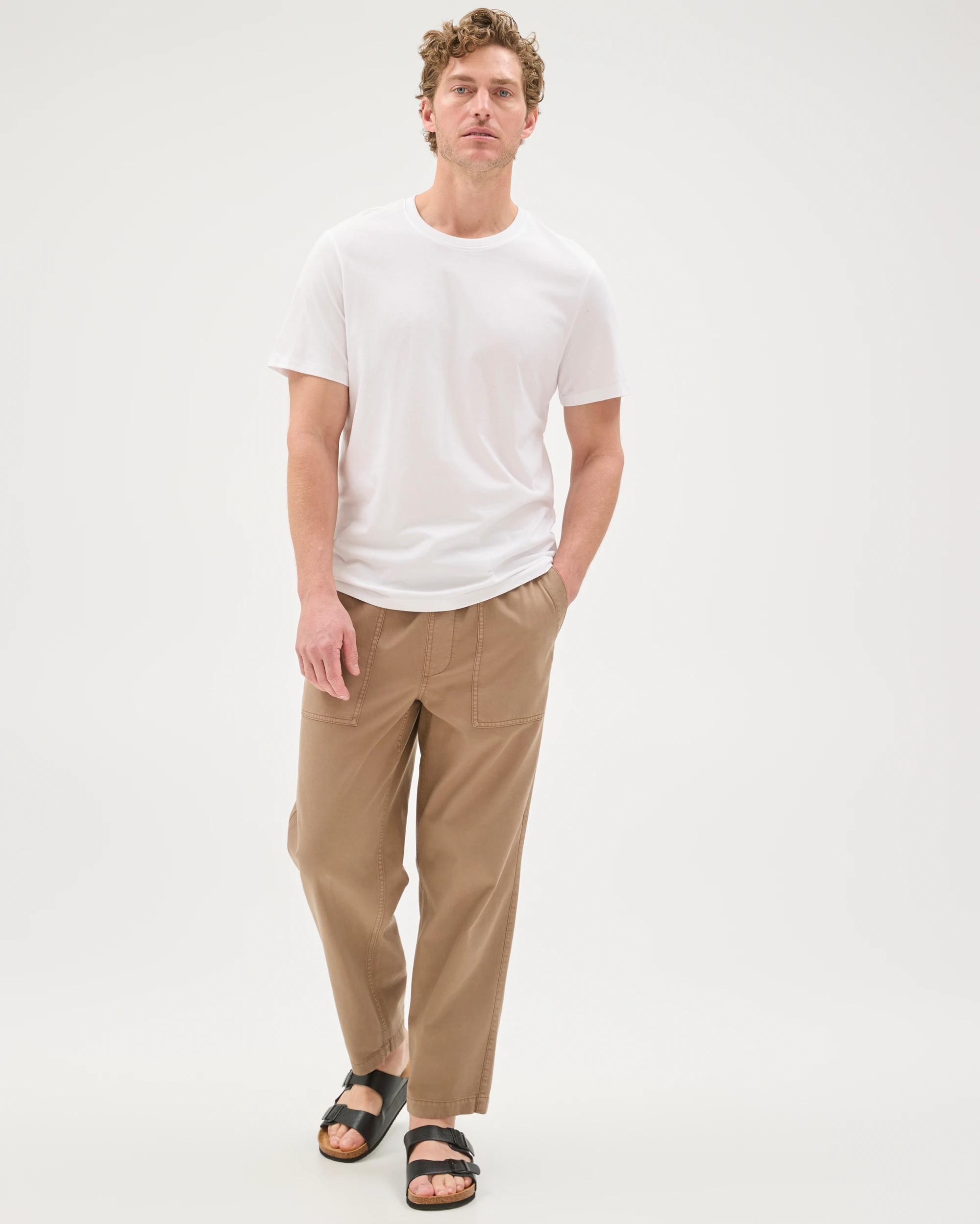 1 Target Man Elastic Waist Beach Pants SEPIA TINT, 1 of 7