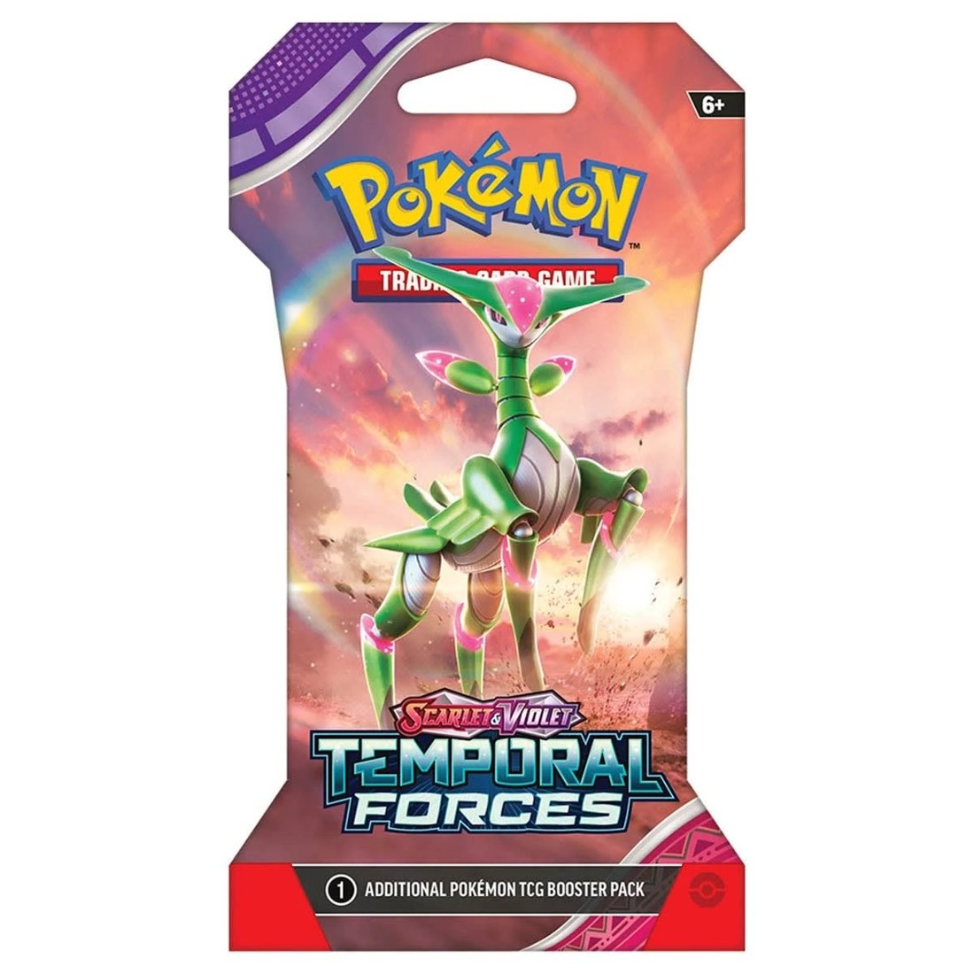 4 Pokemon Trading Card Game: Scarlet & Violet Temporal Forces Blister Pack - Assorted, 4 of 6