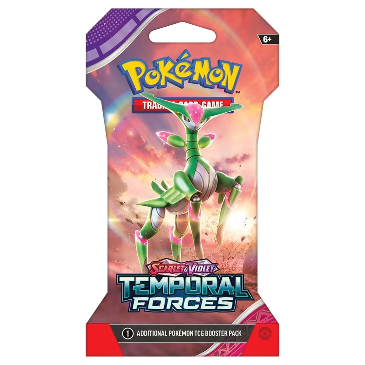 4 Pokemon Trading Card Game: Scarlet & Violet Temporal Forces Blister Pack - Assorted, 4 of 6