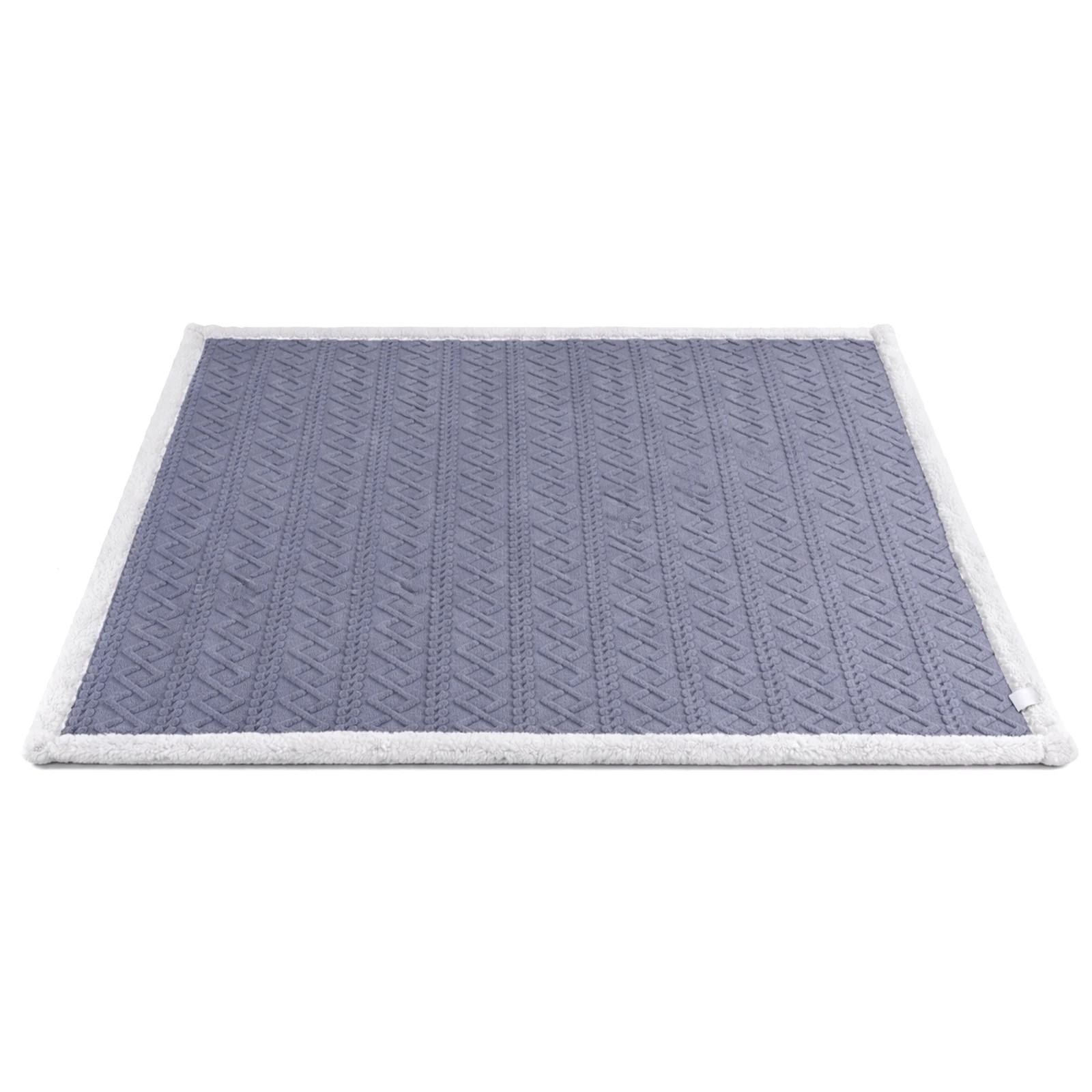 1 Giselle 152x203cm Throw Blanket Double-Sided Fleece Lightweight For Sofa Couch - Blue, 1 of 1