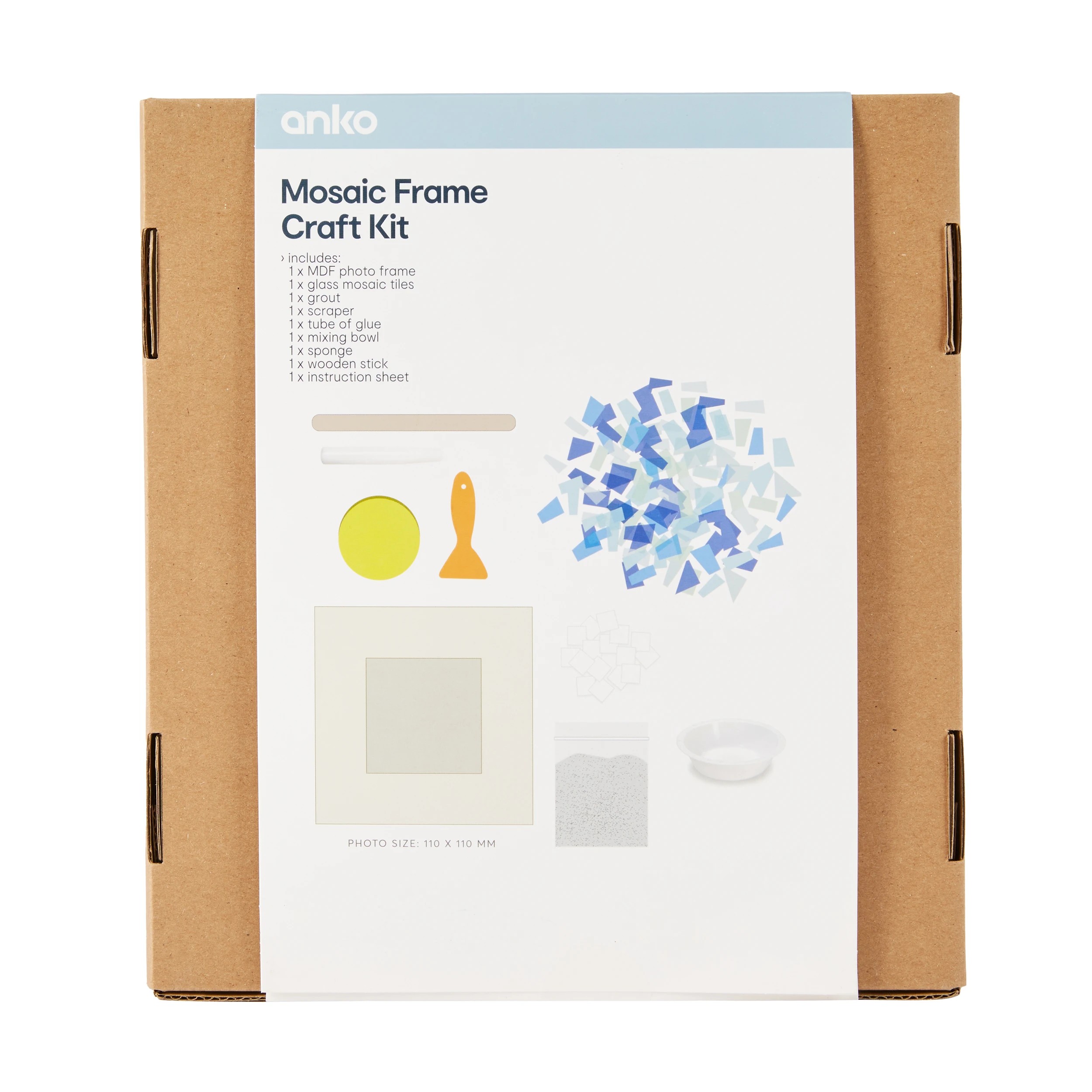 3 DIY Mosaic Frame Craft Kit, 3 of 3