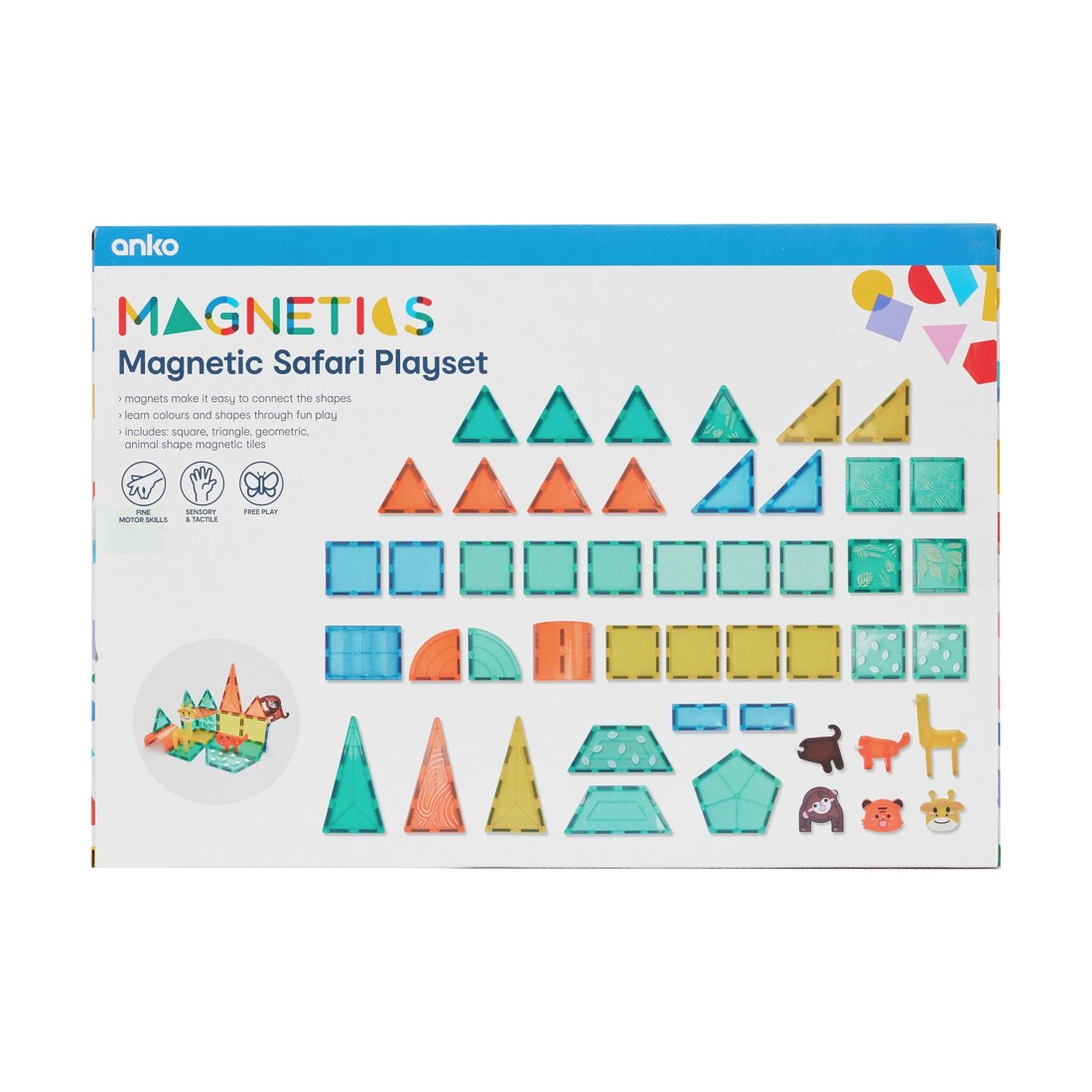 9 48 Piece Magnetic Safari Playset, 9 of 10