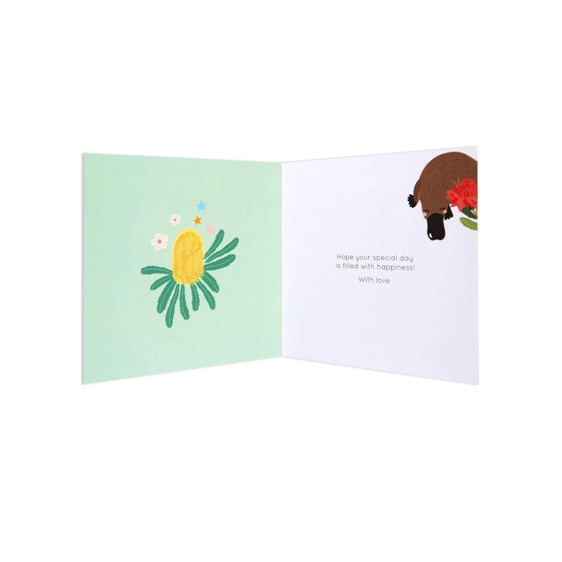 2 Hallmark Birthday Card - Australian Spirit Bush Buddies Platypus, 2 of 3