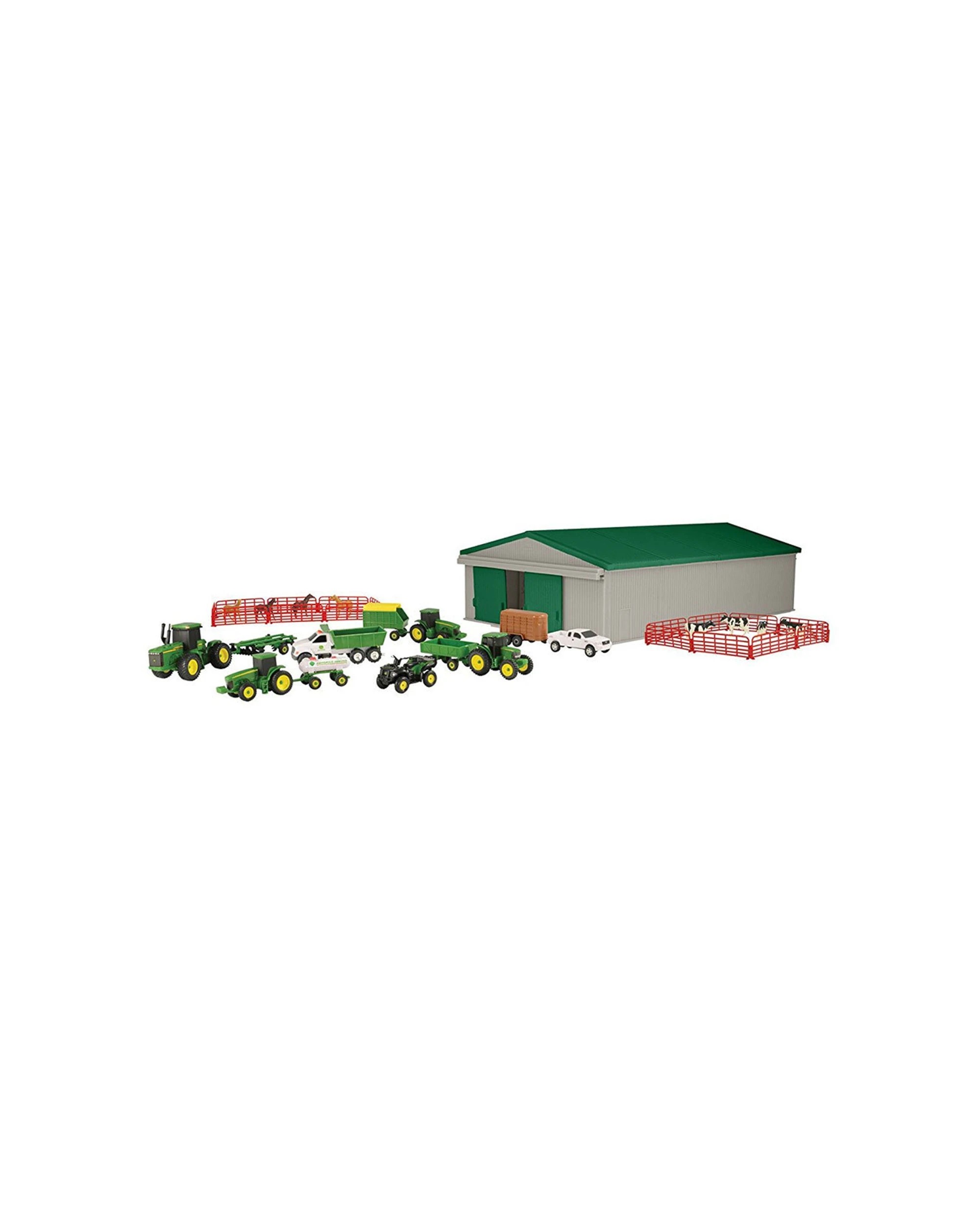 2 John Deere 70 Piece Farm Toy Set With Diecast Vehicles And Machine Shed Kids Playset 5+ - Green, 2 of 4