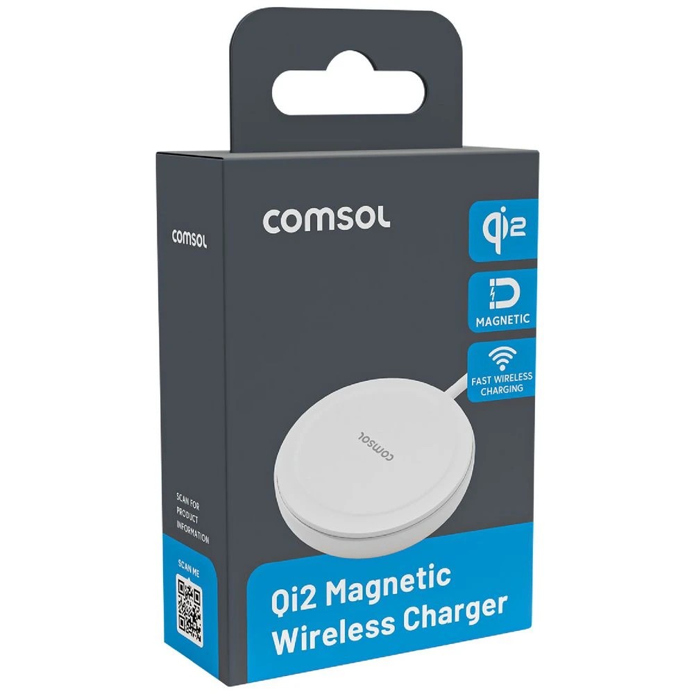 2 Comsol Qi2 Magnetic Charging Pad White, 2 of 6
