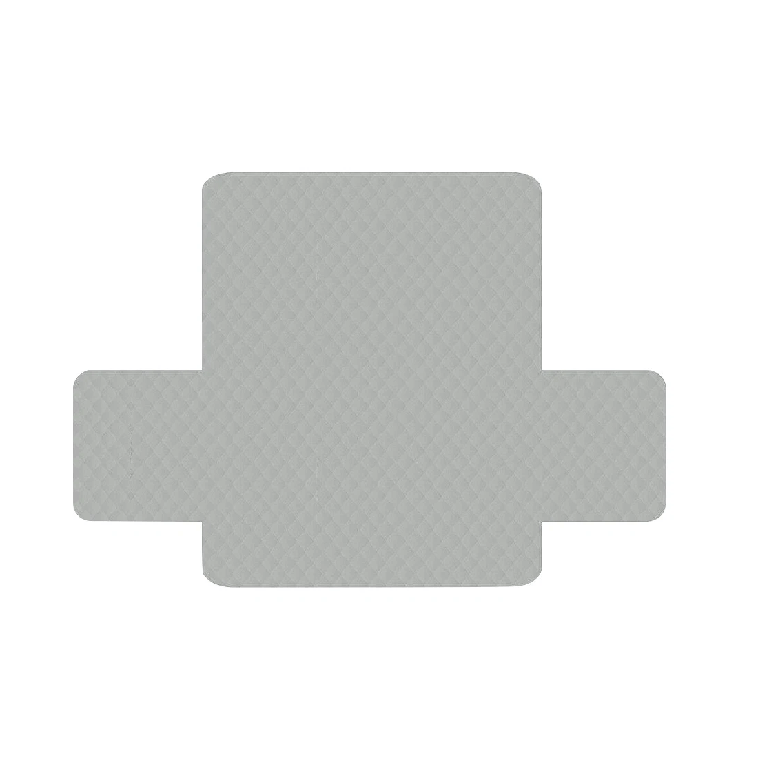 1 Artiss Sofa Cover Couch Covers 3 Seater Quilted - Grey, 1 of 7