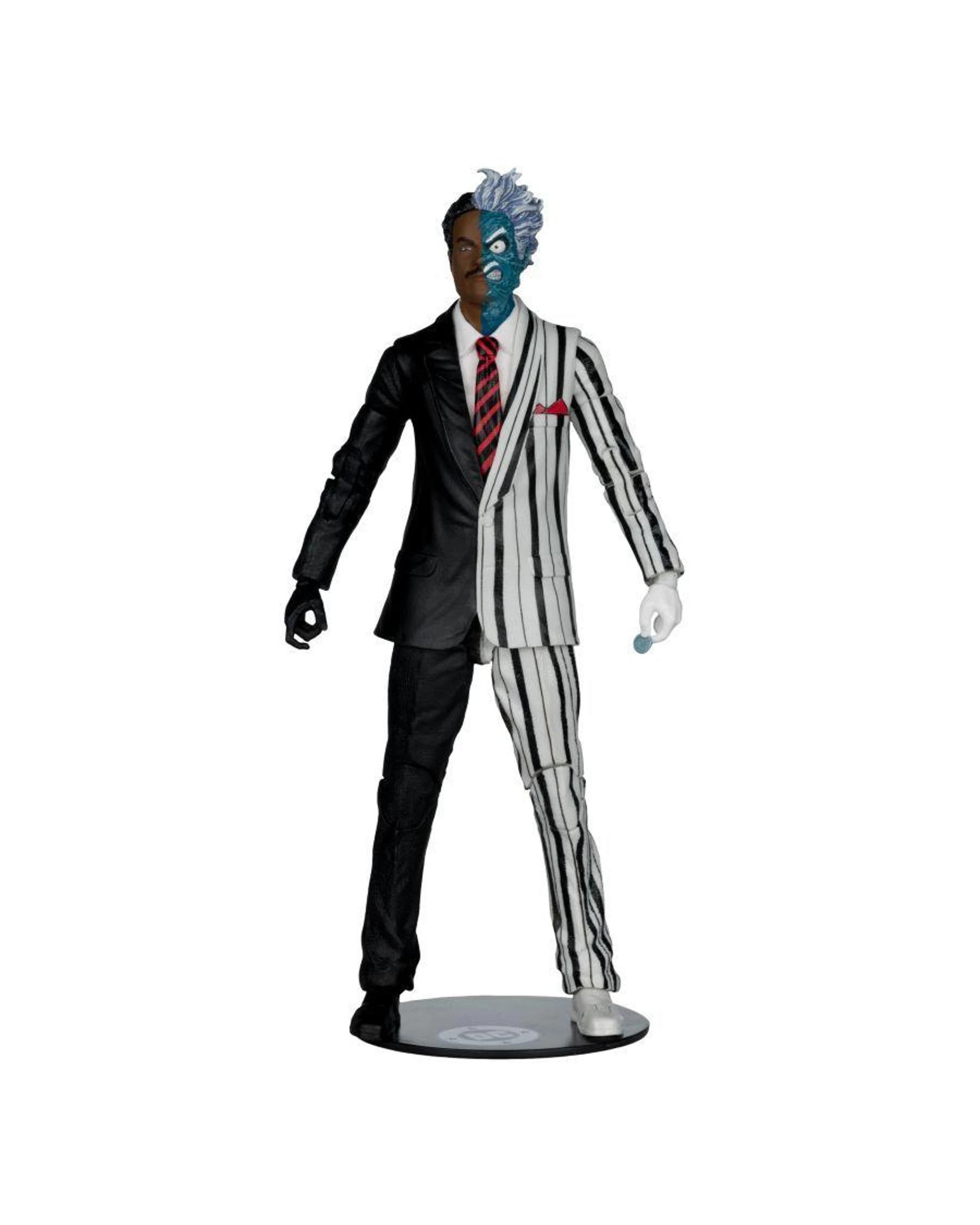 2 McFarlane DC Direct Batman 1995 Two-Face Platinum Edition Page Punchers 7 inch Figure with Comic, 2 of 9