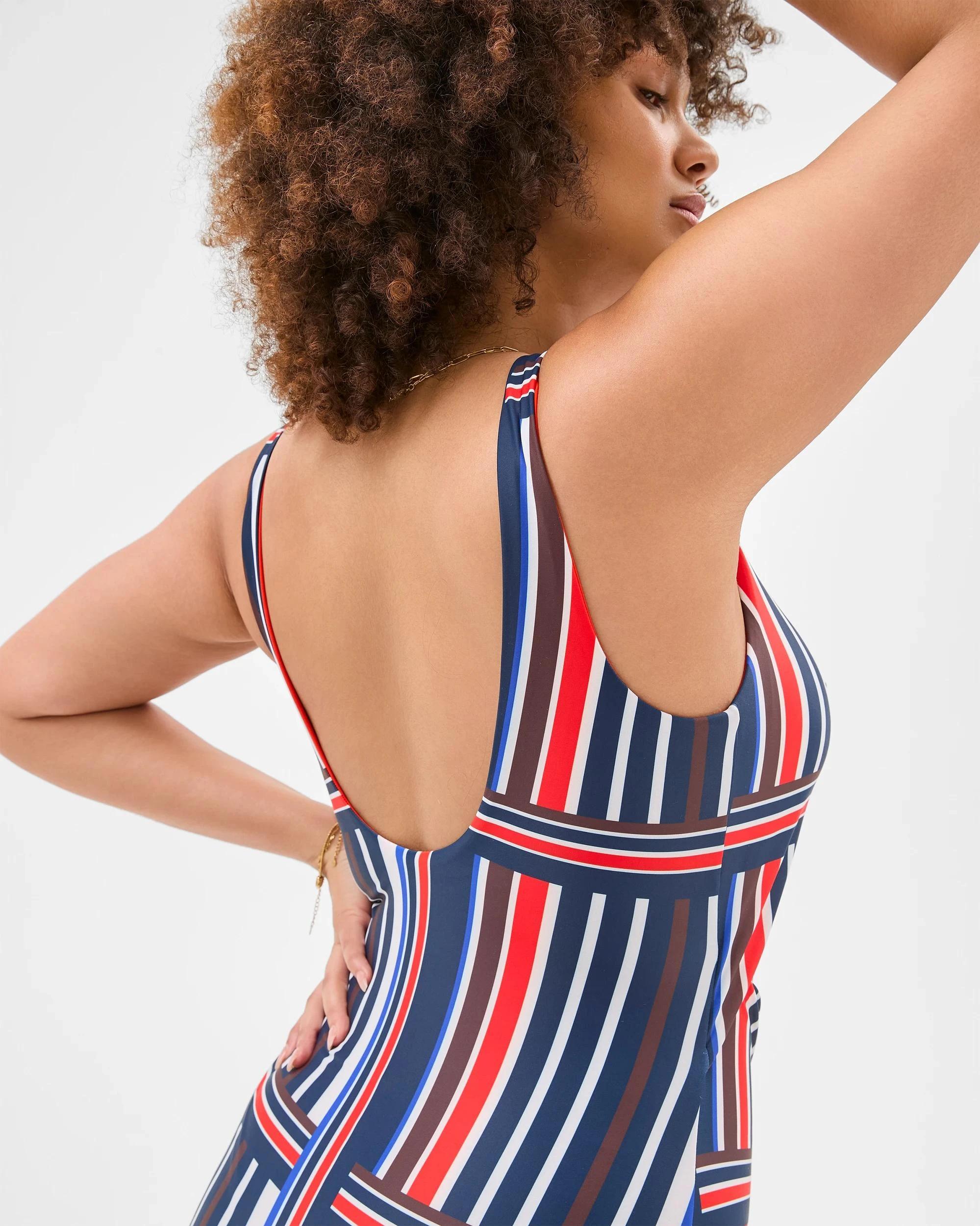 3 Target Resort Reversible Twist Front One Piece Bathers TANGERINE/SUMMER ABSTRACT, 3 of 10