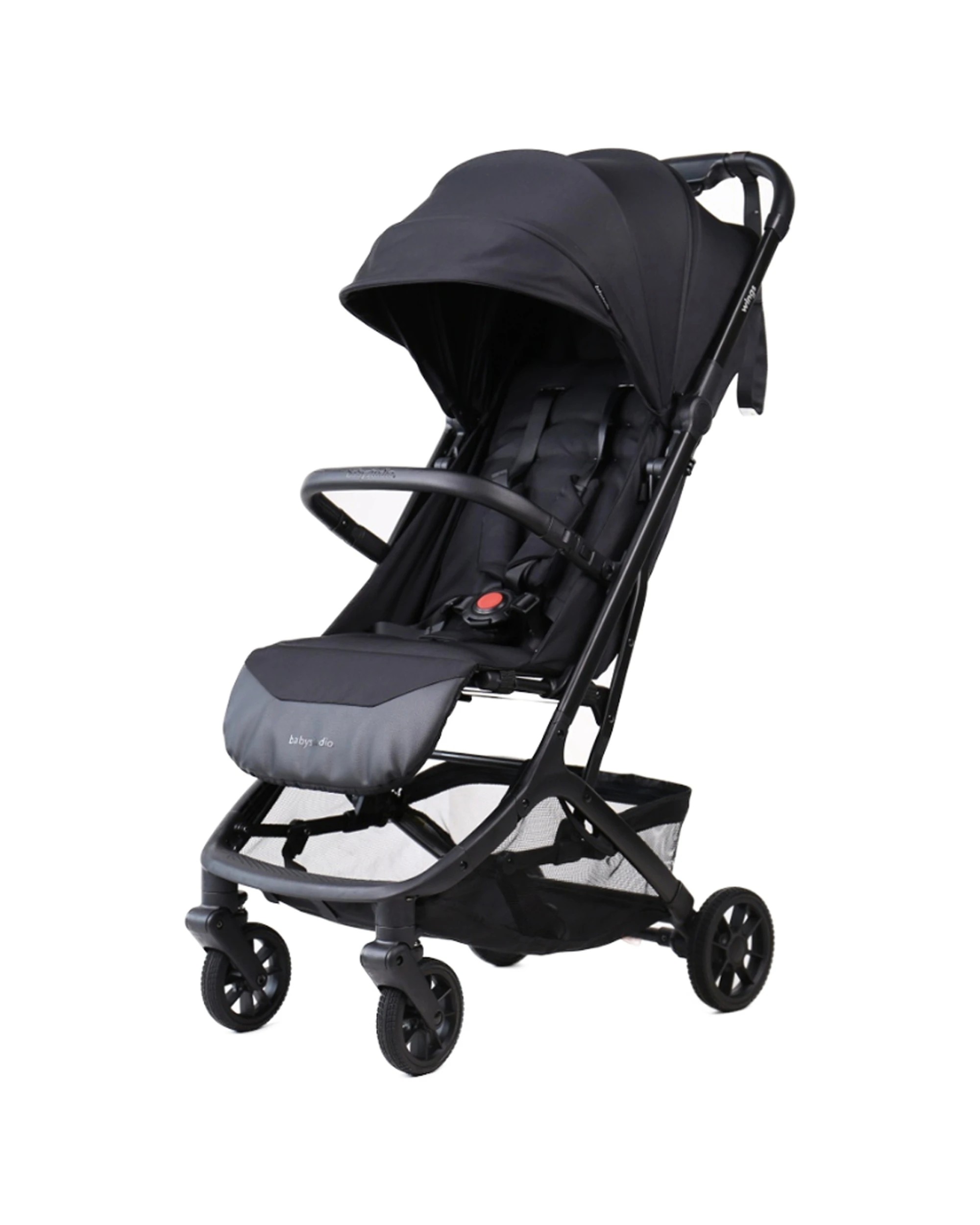1 Babystudio Wings Travel Baby Stroller Ultra-Compact Lightweight - Black, 1 of 5