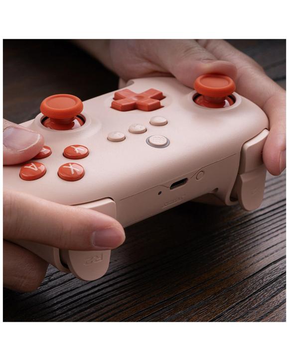 8bitdo Bluetooth Wireless Switch Controller Orange Edition Ultimate C Model - Ergonomic Design - Orange