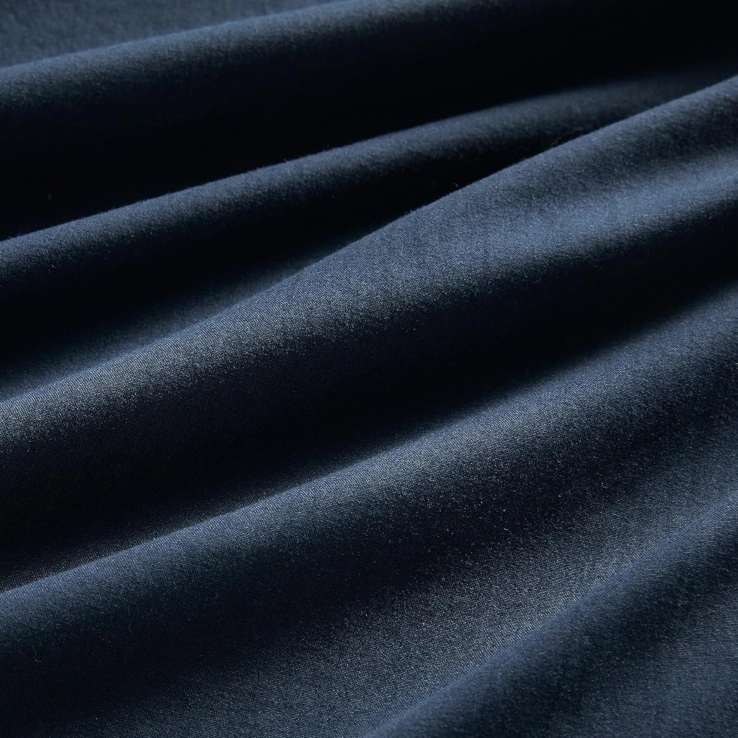 4 CleverPolly 100% Vintage Washed Microfibre Fitted Sheet Set - Navy Blue - King Bed, 4 of 5